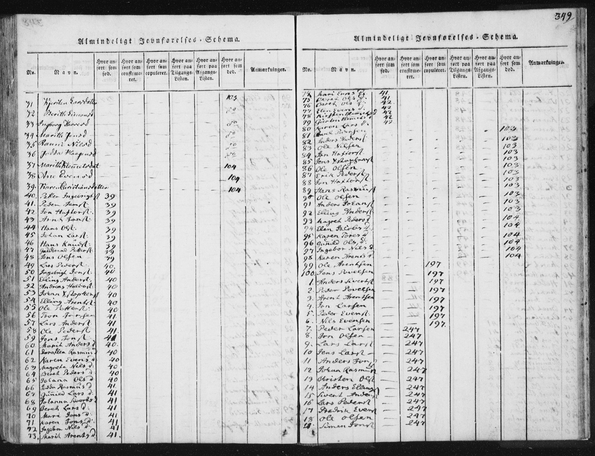 Ministerialprotokoller, klokkerbøker og fødselsregistre - Sør-Trøndelag, AV/SAT-A-1456/665/L0770: Parish register (official) no. 665A05, 1817-1829, p. 349