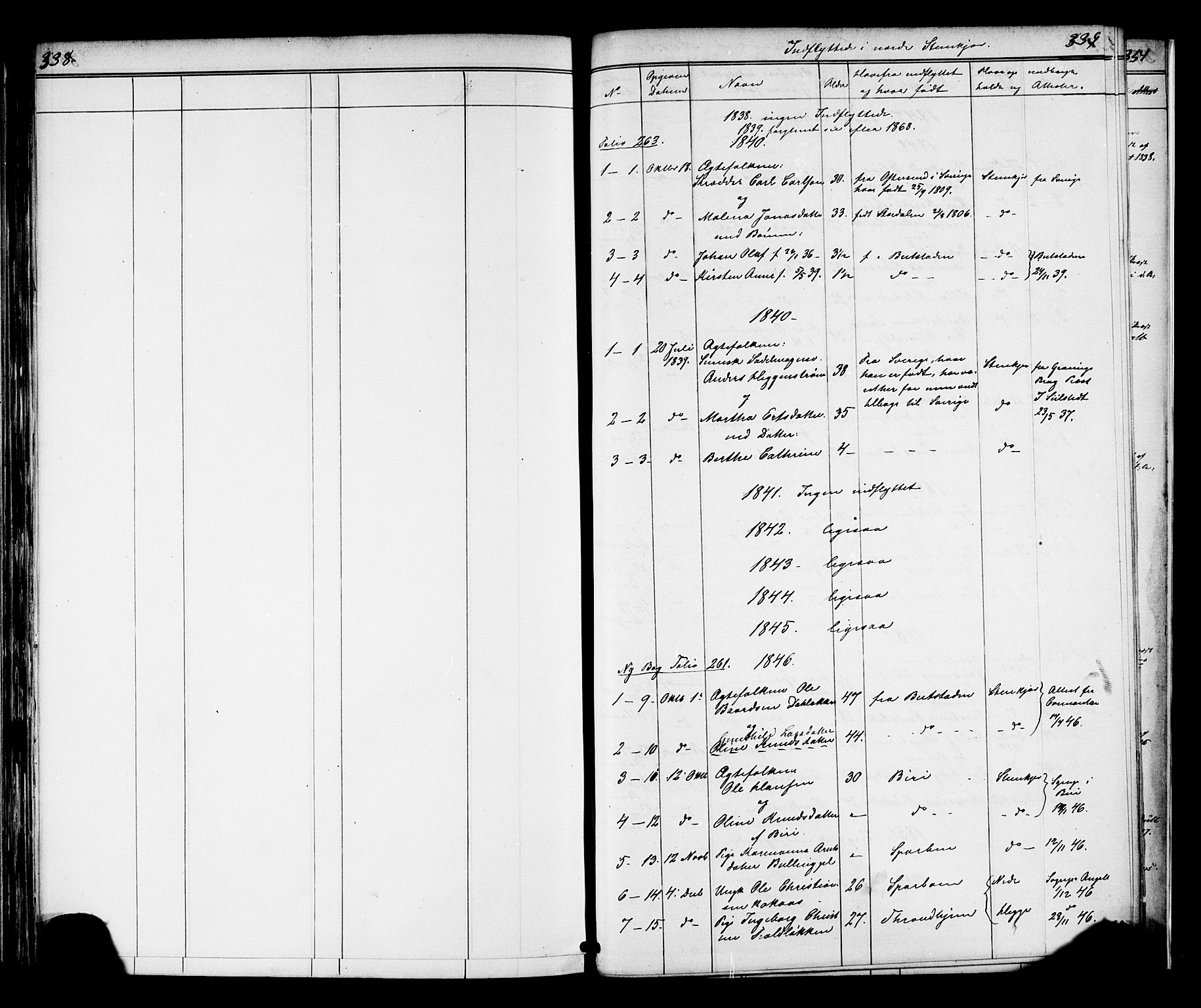 Ministerialprotokoller, klokkerbøker og fødselsregistre - Nord-Trøndelag, SAT/A-1458/739/L0367: Parish register (official) no. 739A01 /2, 1838-1868, p. 338-339