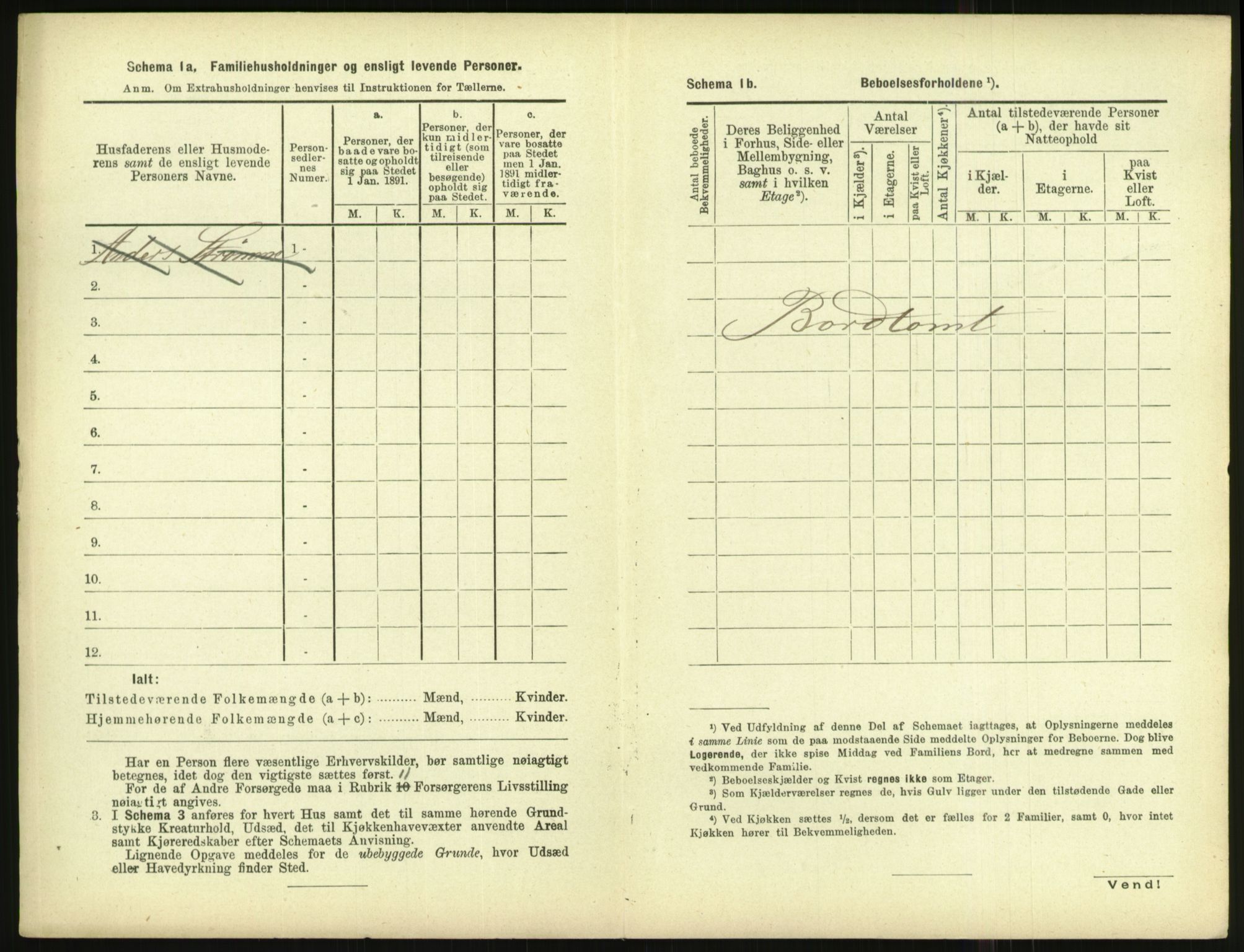 RA, 1891 census for 1001 Kristiansand, 1891, p. 2595