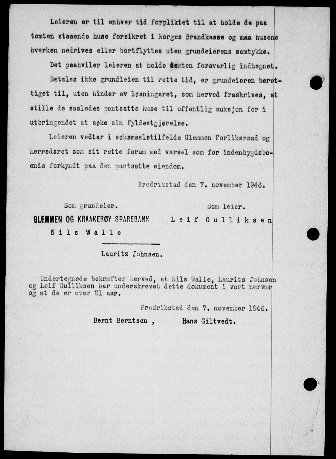 Onsøy sorenskriveri, SAO/A-10474/G/Ga/Gab/L0018: Mortgage book no. II A-18, 1946-1947, Diary no: : 3014/1946