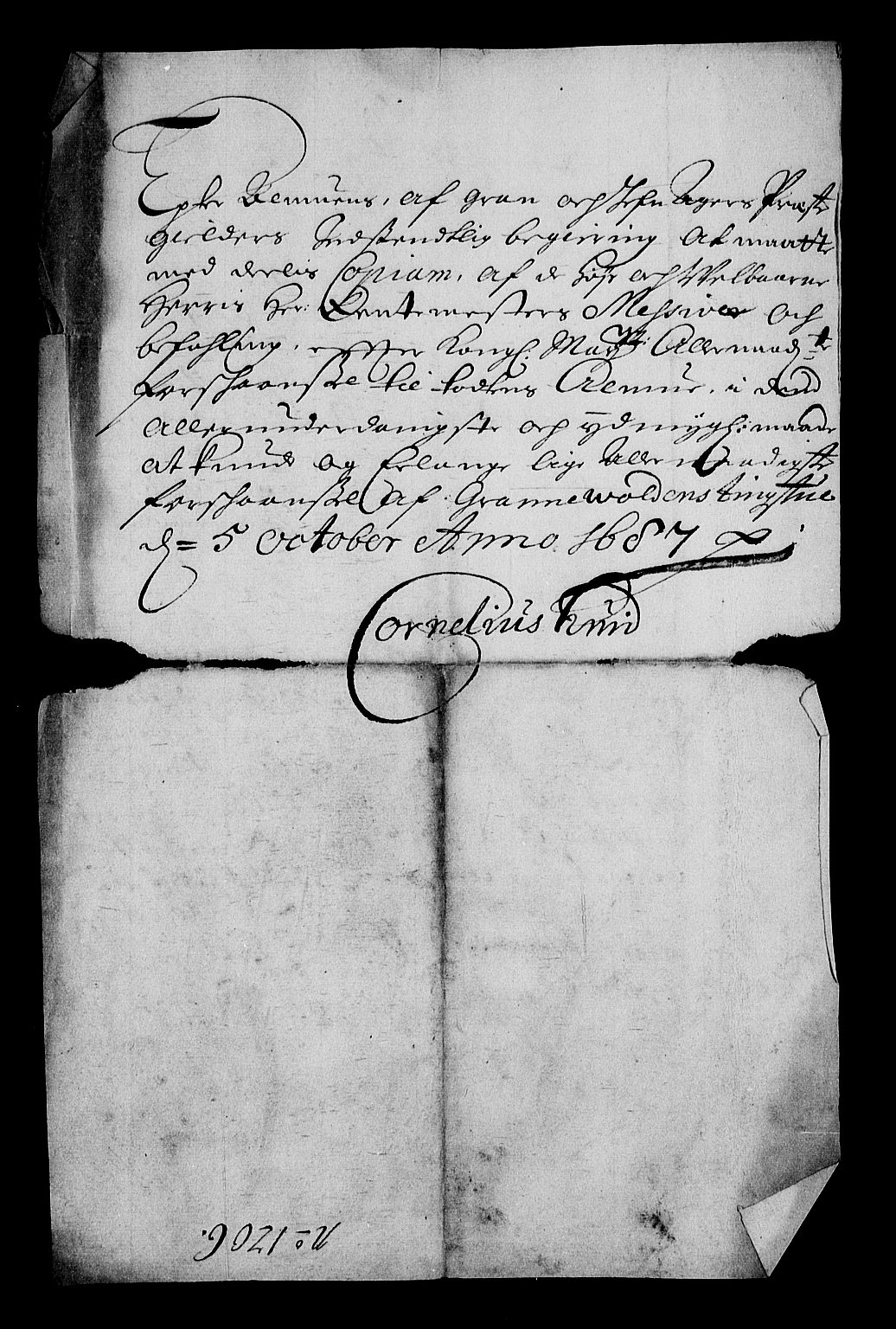 Stattholderembetet 1572-1771, RA/EA-2870/Af/L0002: Avskrifter av vedlegg til originale supplikker, nummerert i samsvar med supplikkbøkene, 1687-1689, p. 19