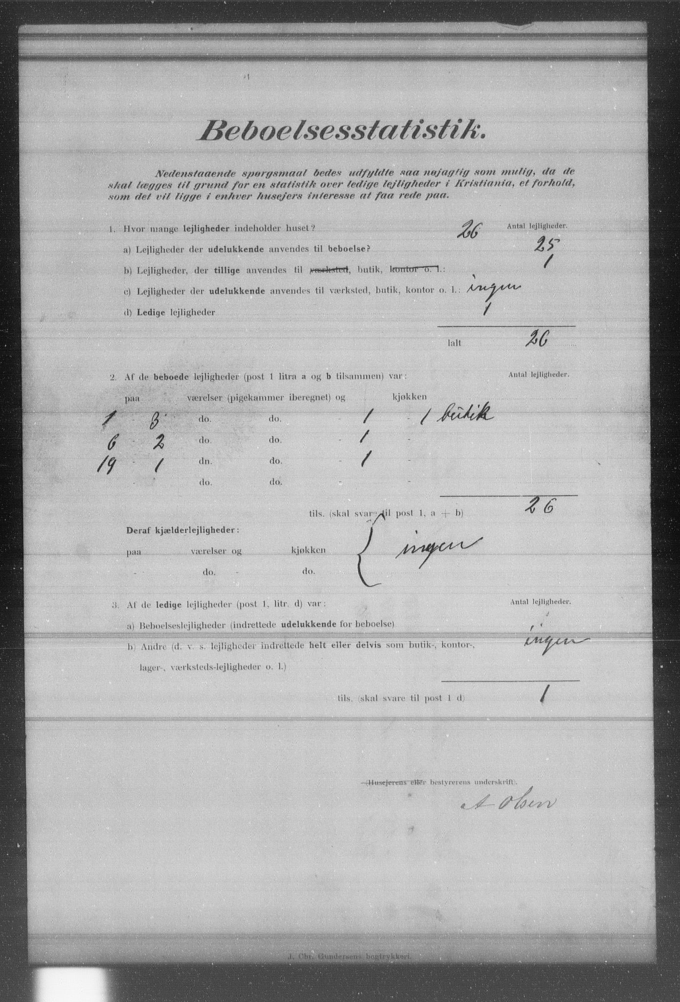 OBA, Municipal Census 1902 for Kristiania, 1902, p. 17542