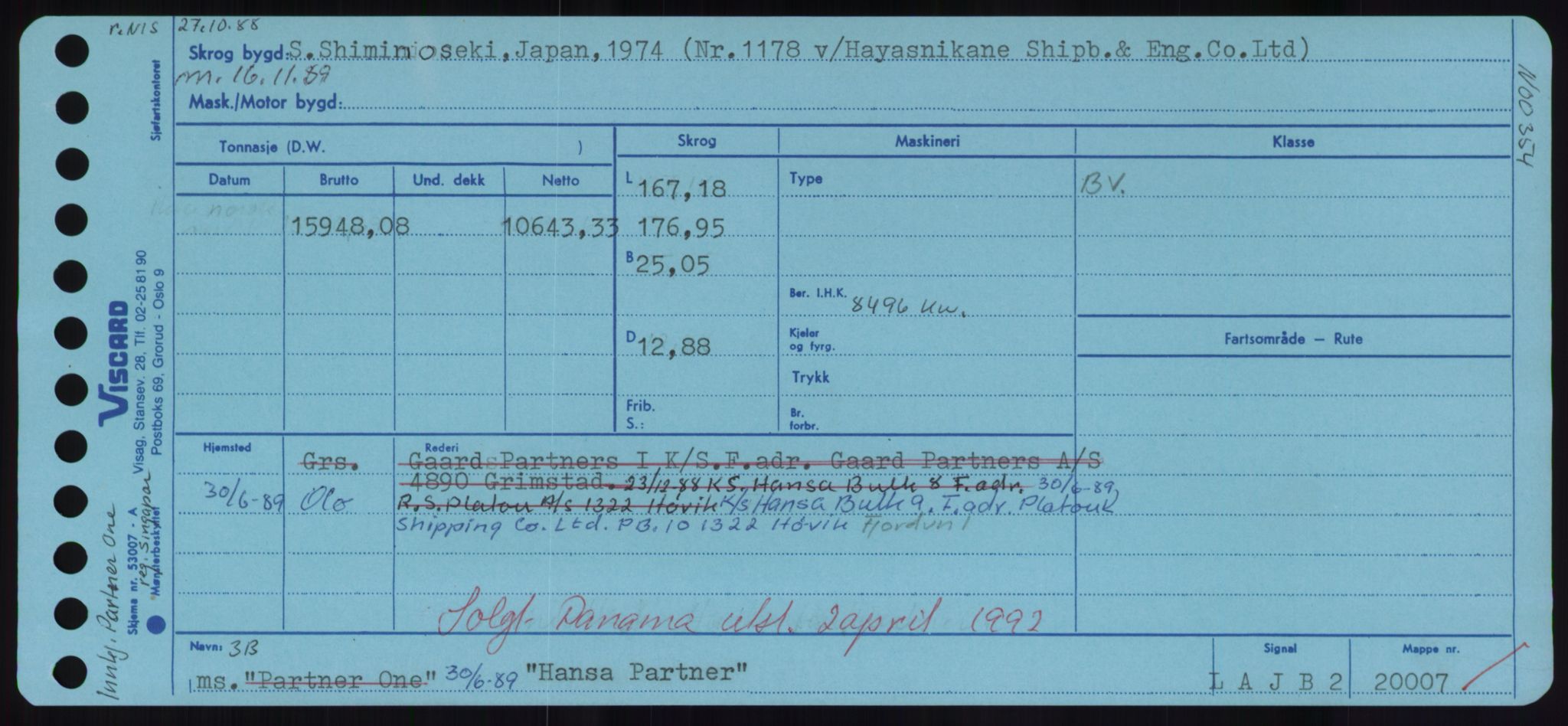 Sjøfartsdirektoratet med forløpere, Skipsmålingen, AV/RA-S-1627/H/Hd/L0014: Fartøy, H-Havl, p. 245