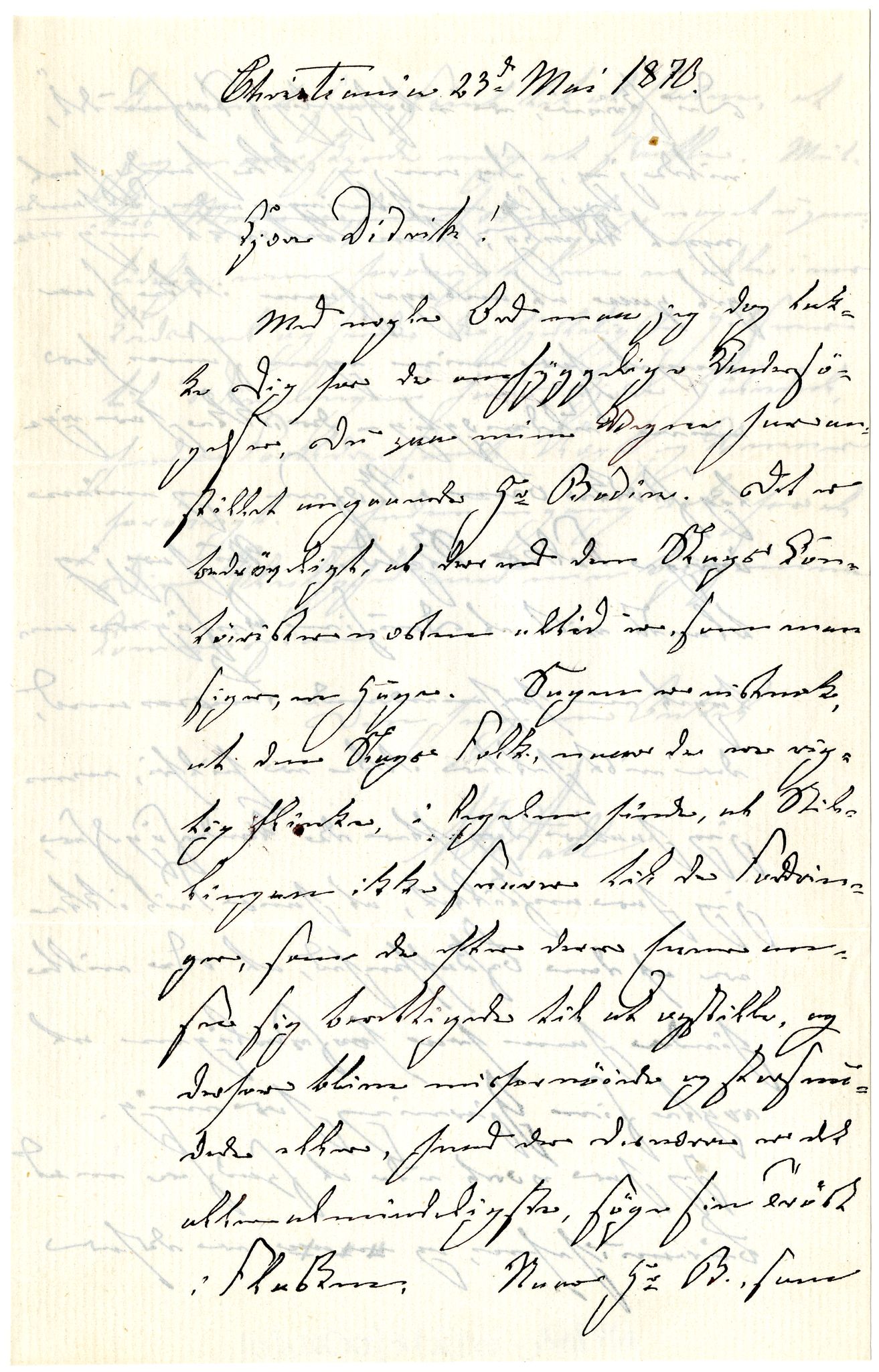 Diderik Maria Aalls brevsamling, NF/Ark-1023/F/L0001: D.M. Aalls brevsamling. A - B, 1738-1889, p. 279