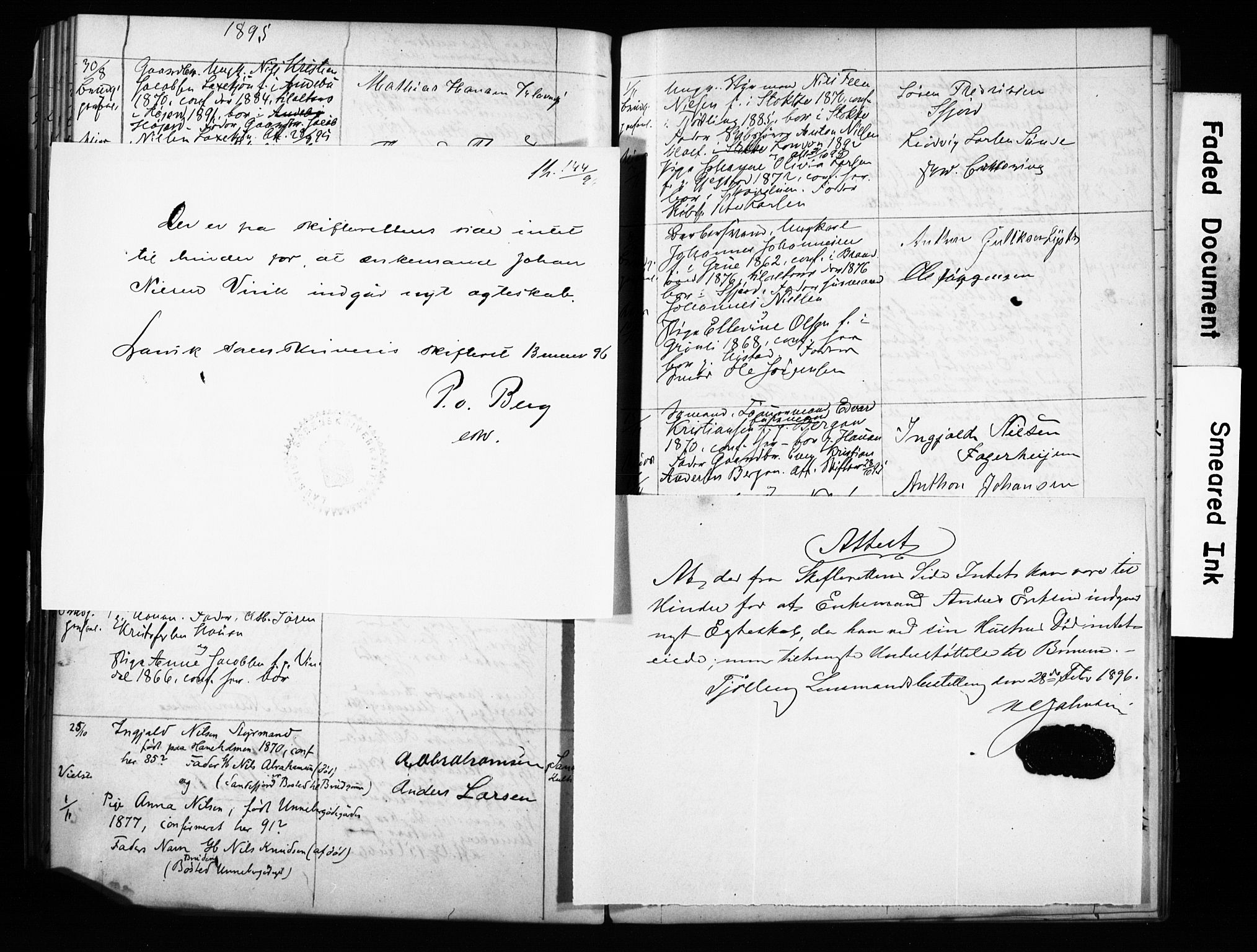 Sandar kirkebøker, AV/SAKO-A-243/H/Ha/L0002: Banns register no. 2, 1880-1904