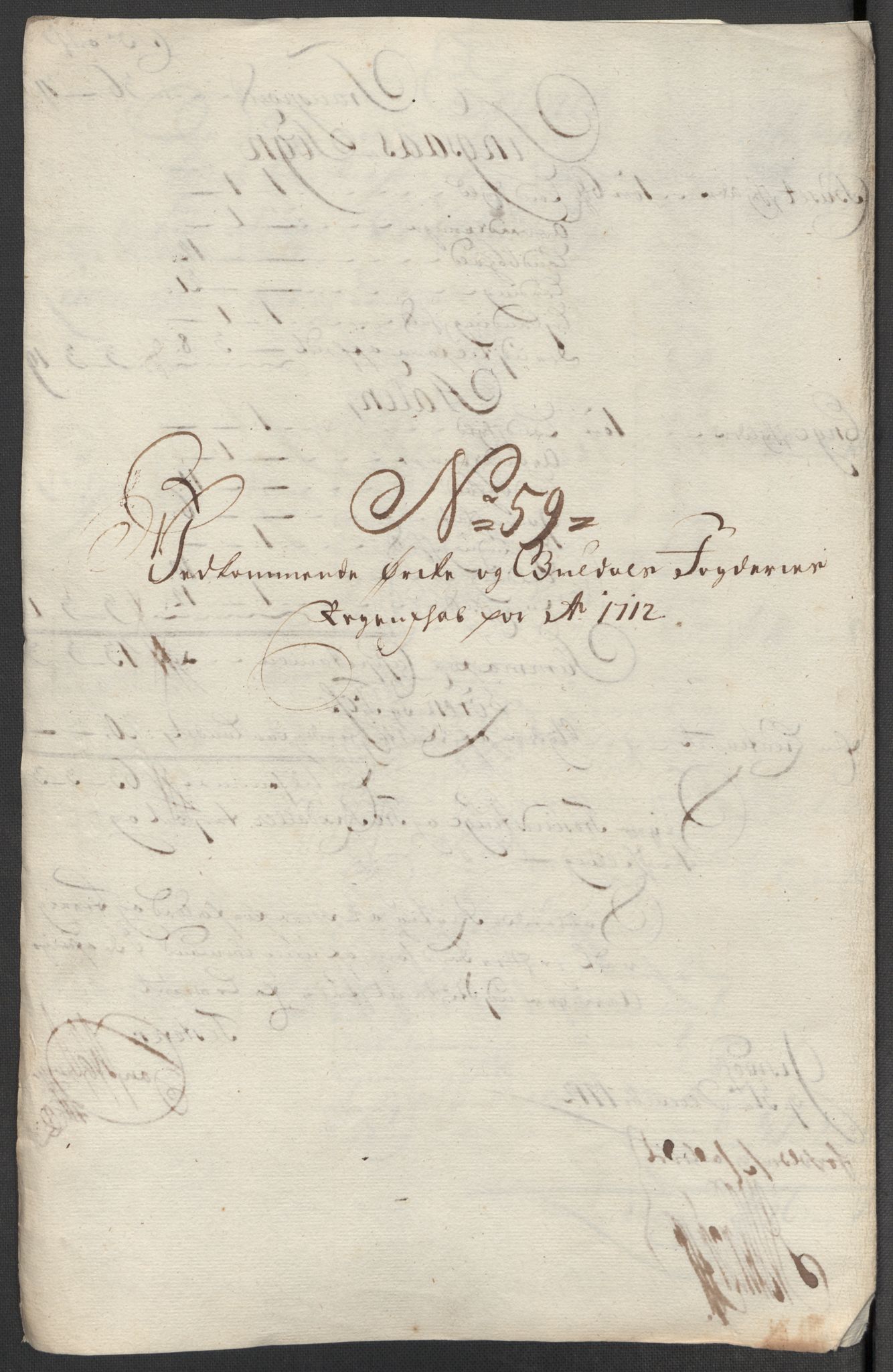 Rentekammeret inntil 1814, Reviderte regnskaper, Fogderegnskap, AV/RA-EA-4092/R60/L3963: Fogderegnskap Orkdal og Gauldal, 1712, p. 458