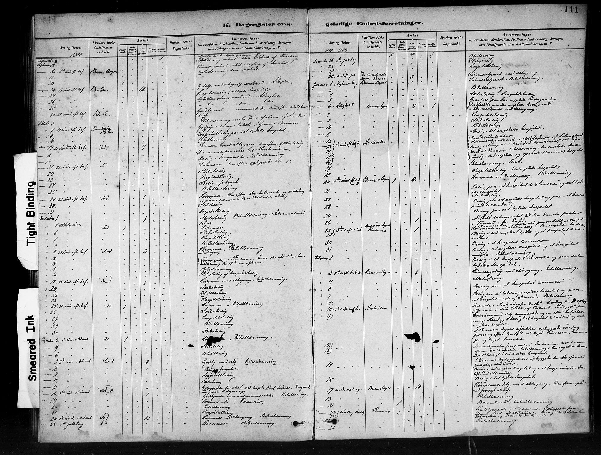 Den norske sjømannsmisjon i utlandet/Syd-Amerika (Buenos Aires m.fl.), SAB/SAB/PA-0118/H/Ha/L0001: Parish register (official) no. A 1, 1888-1898, p. 111