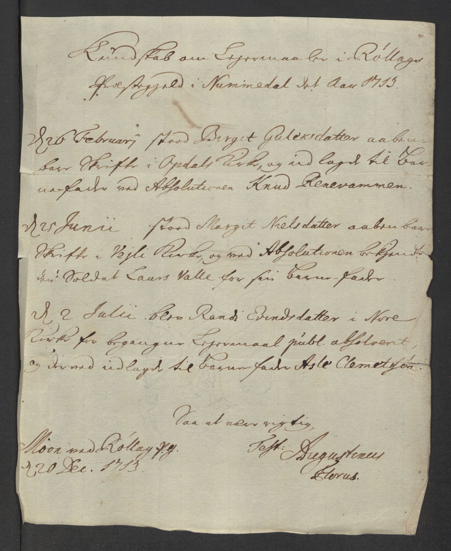 Rentekammeret inntil 1814, Reviderte regnskaper, Fogderegnskap, AV/RA-EA-4092/R24/L1588: Fogderegnskap Numedal og Sandsvær, 1713, p. 283