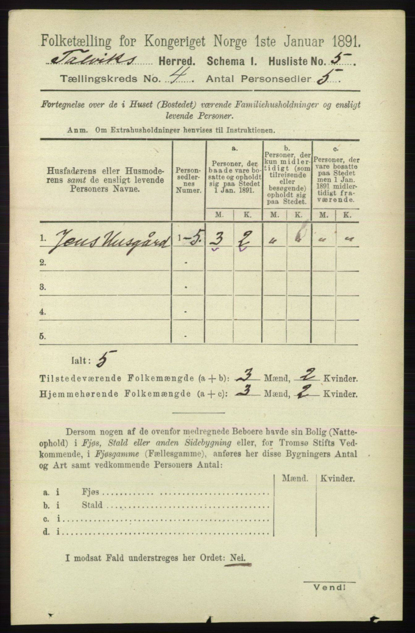 RA, 1891 census for 2013 Talvik, 1891, p. 1034