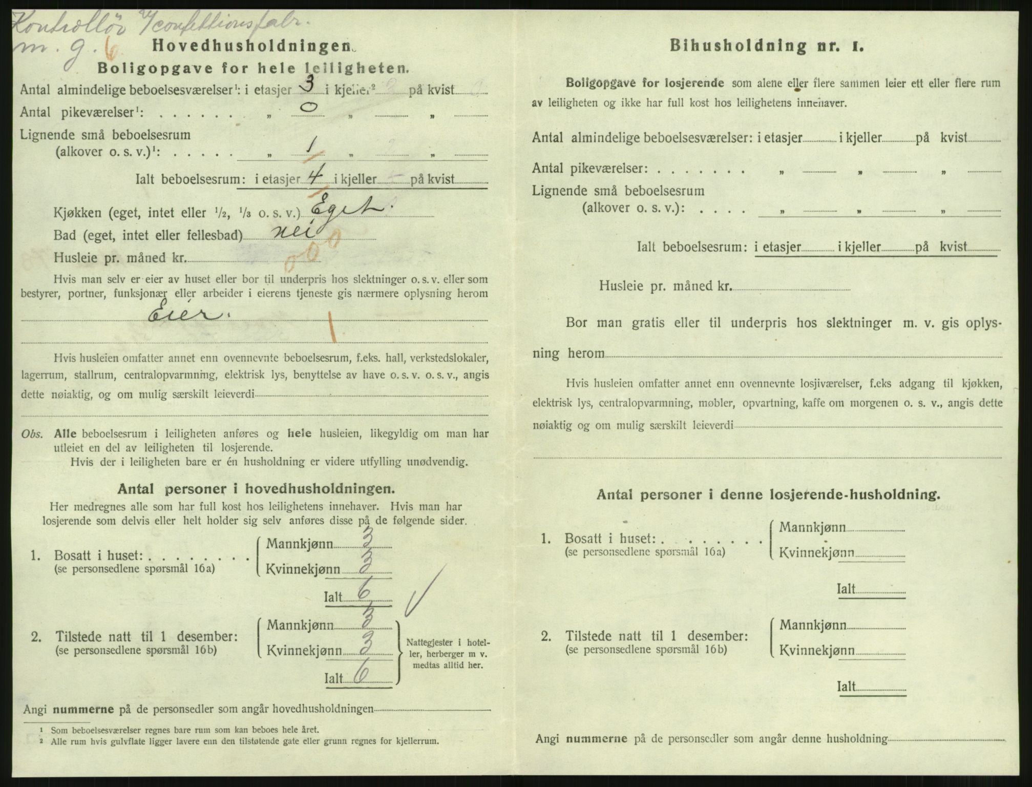 SAT, 1920 census for Molde, 1920, p. 1952