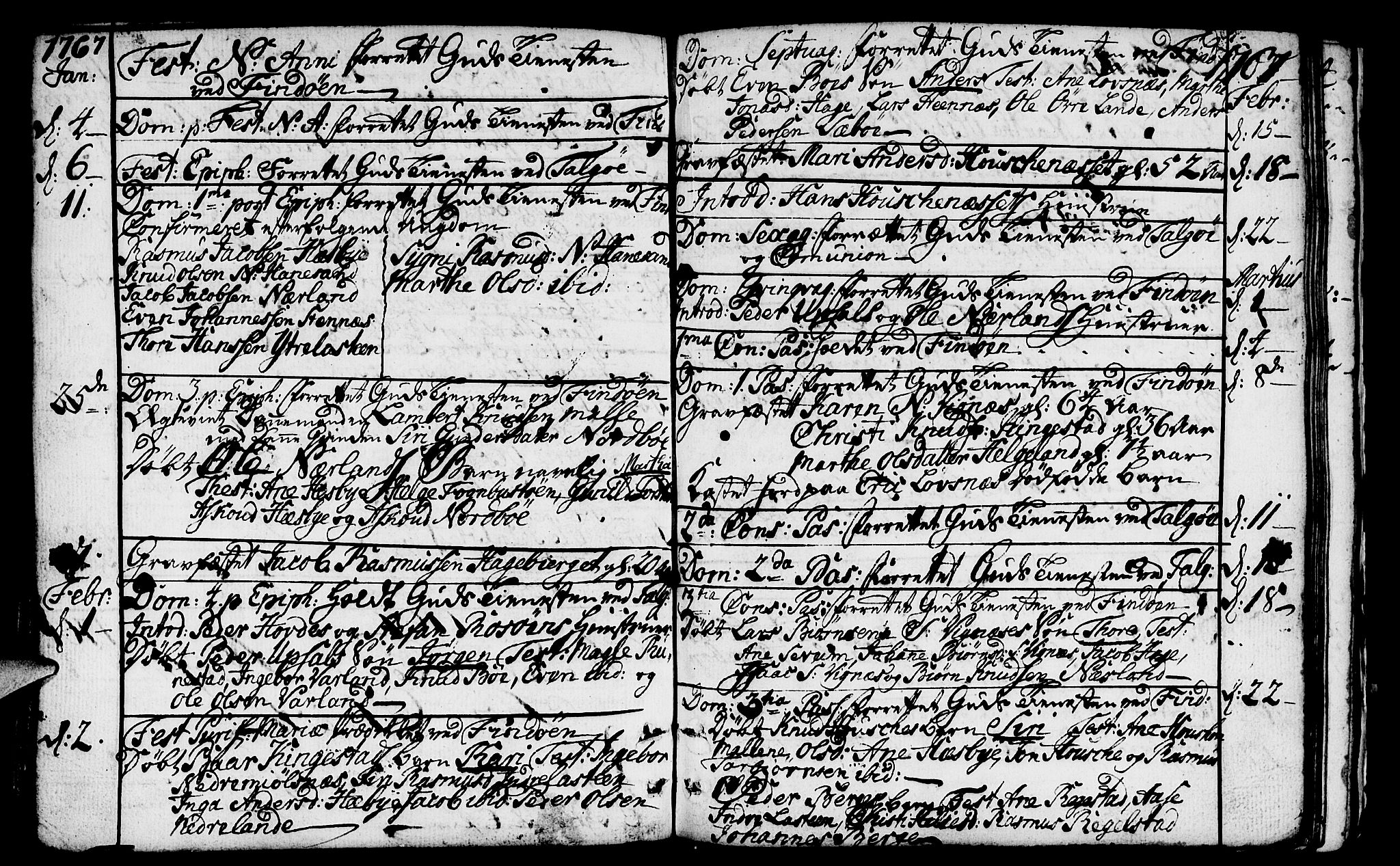 Finnøy sokneprestkontor, SAST/A-101825/H/Ha/Haa/L0004: Parish register (official) no. A 4, 1746-1772, p. 105