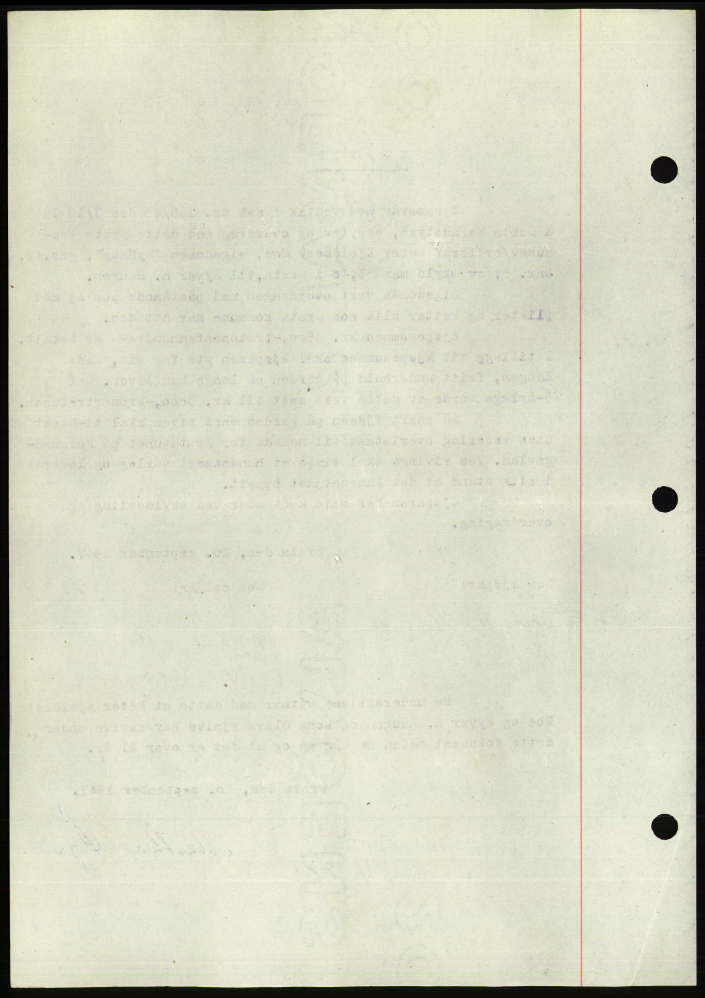 Søre Sunnmøre sorenskriveri, SAT/A-4122/1/2/2C/L0081: Mortgage book no. 7A, 1947-1948, Diary no: : 1335/1947