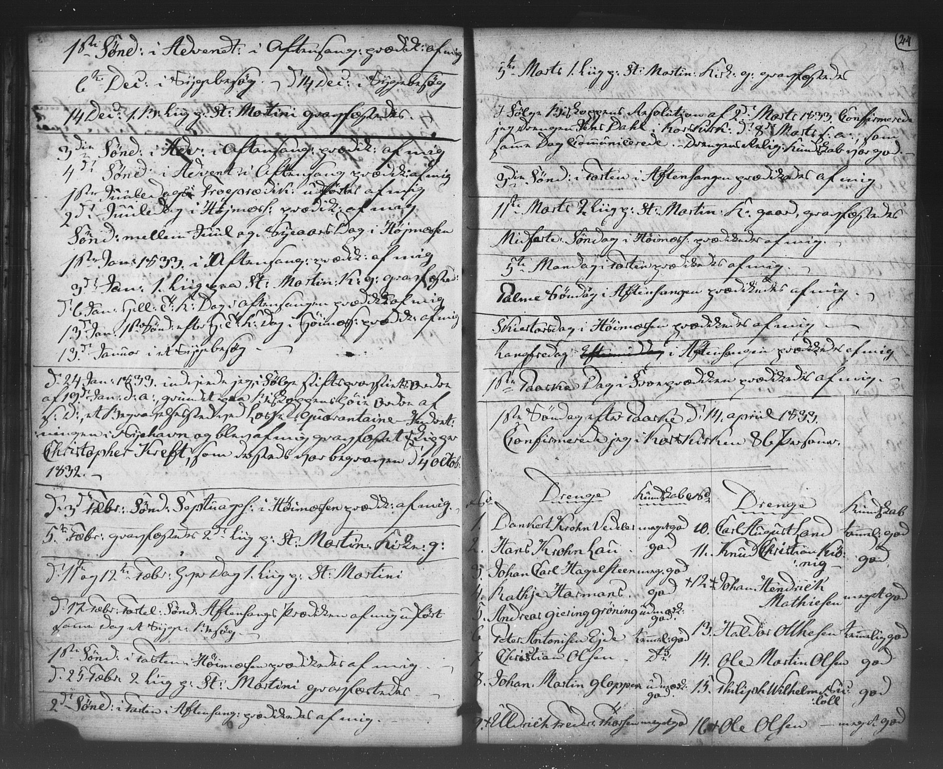 Korskirken sokneprestembete, SAB/A-76101/H/Haa/L0066: Curate's parish register no. A 1, 1826-1843, p. 24