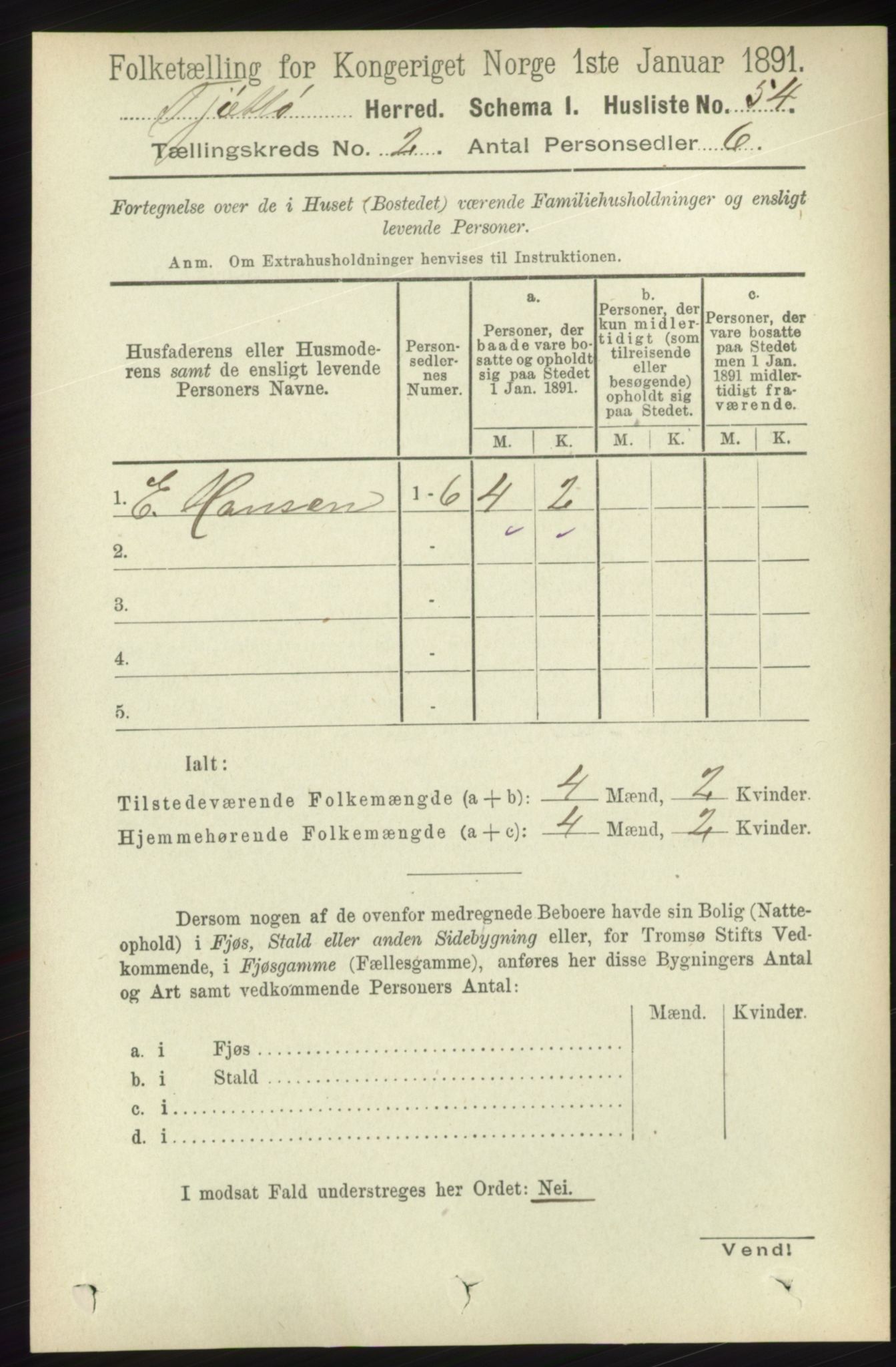 RA, 1891 census for 1817 Tjøtta, 1891, p. 878