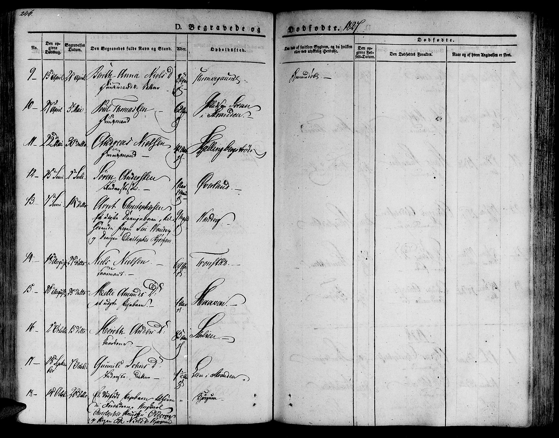 Ministerialprotokoller, klokkerbøker og fødselsregistre - Nord-Trøndelag, SAT/A-1458/701/L0006: Parish register (official) no. 701A06, 1825-1841, p. 246