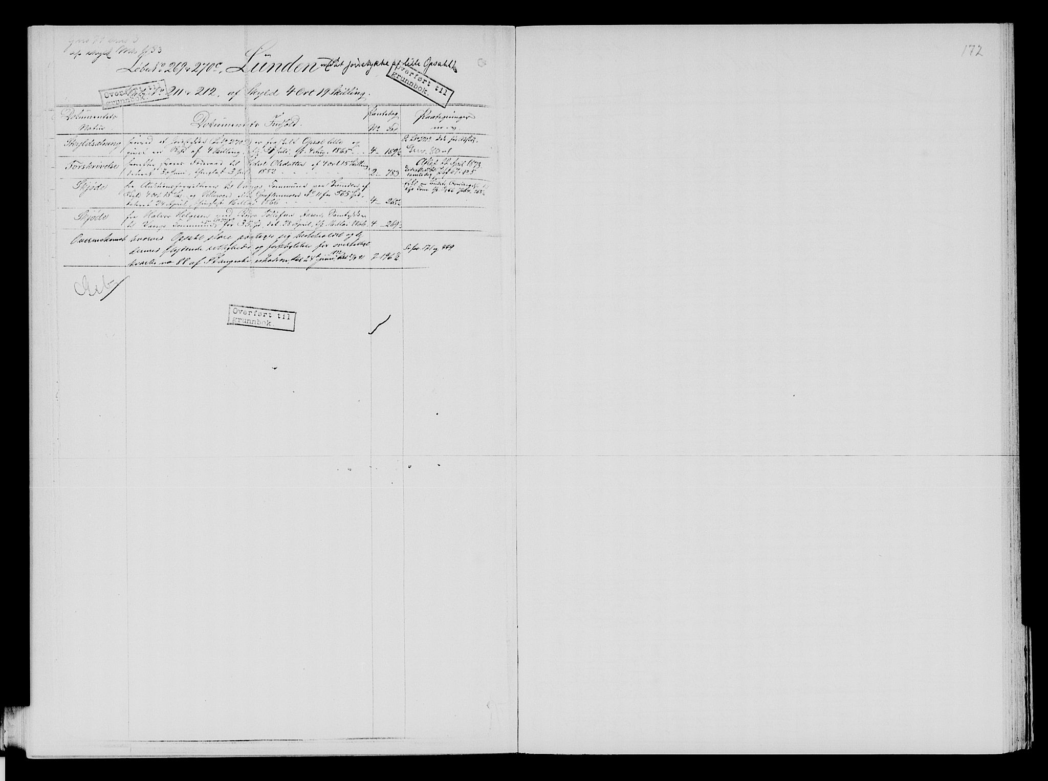 Nord-Hedmark sorenskriveri, SAH/TING-012/H/Ha/Had/Hade/L0001A: Mortgage register no. 4.1a, 1871-1940, p. 172