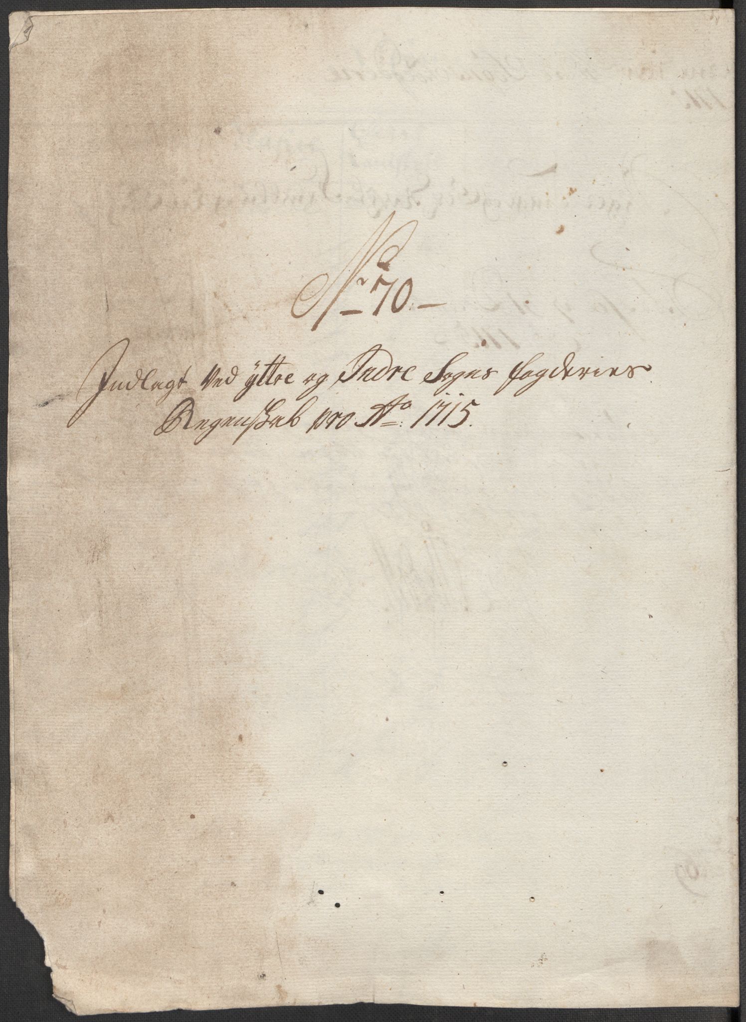 Rentekammeret inntil 1814, Reviderte regnskaper, Fogderegnskap, RA/EA-4092/R52/L3320: Fogderegnskap Sogn, 1715-1716, p. 354