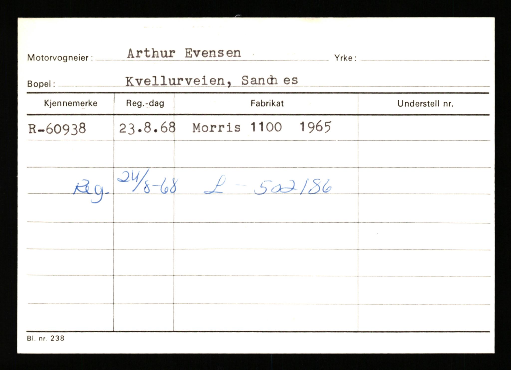 Stavanger trafikkstasjon, SAST/A-101942/0/G/L0007: Registreringsnummer: 49019 - 67460, 1930-1971, p. 2433