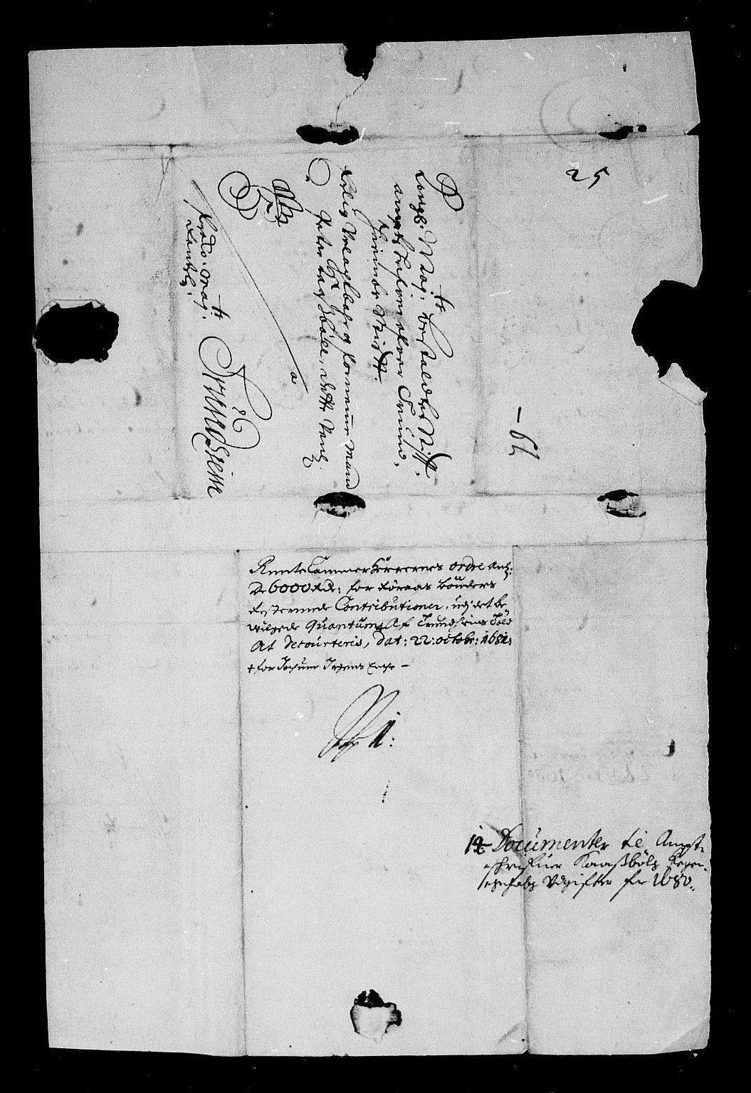 Rentekammeret inntil 1814, Reviderte regnskaper, Stiftamtstueregnskaper, Trondheim stiftamt og Nordland amt, AV/RA-EA-6044/R/Rf/L0062: Trondheim stiftamt, 1680