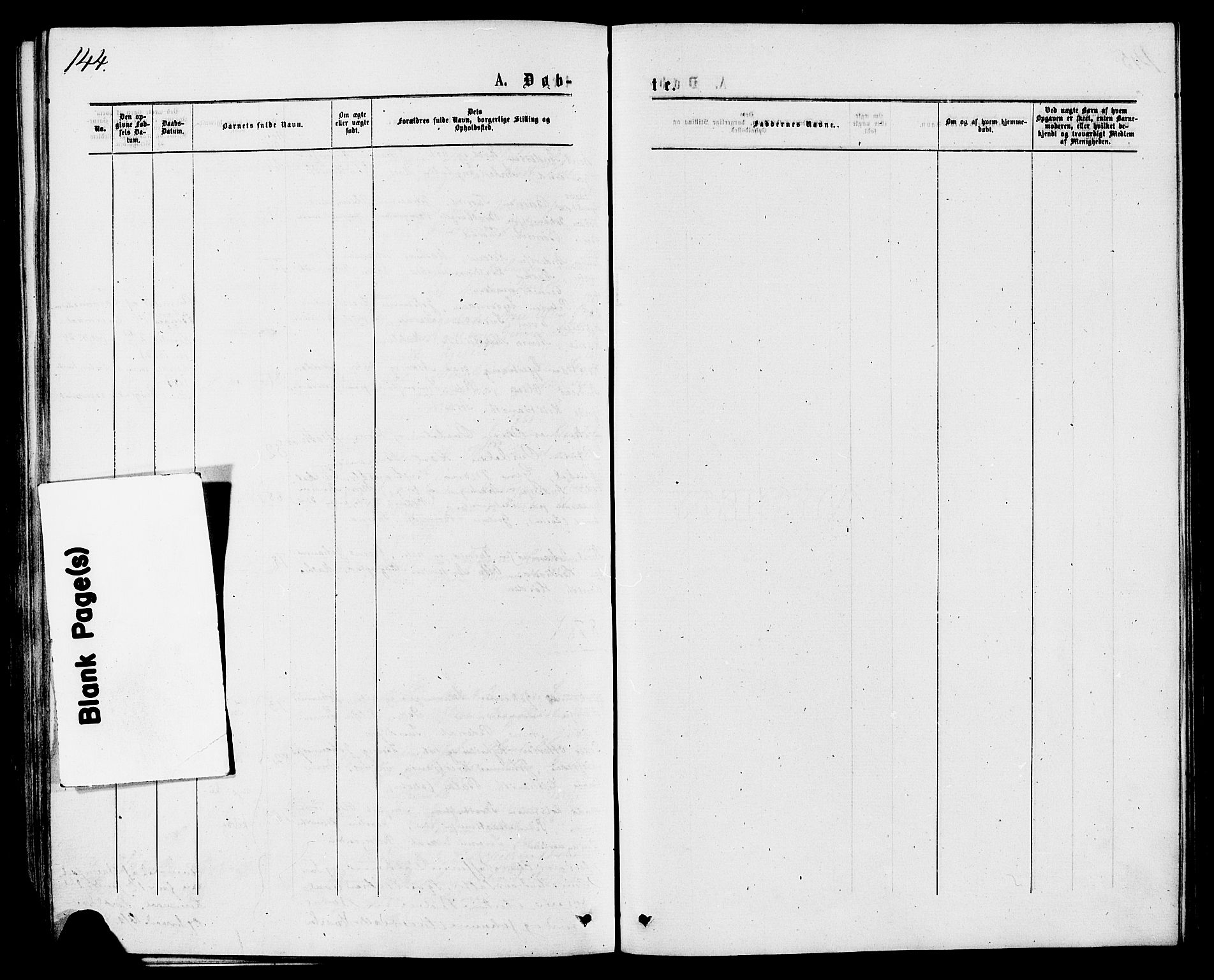 Nes prestekontor, Hedmark, AV/SAH-PREST-020/K/Ka/L0005: Parish register (official) no. 5, 1872-1886, p. 144