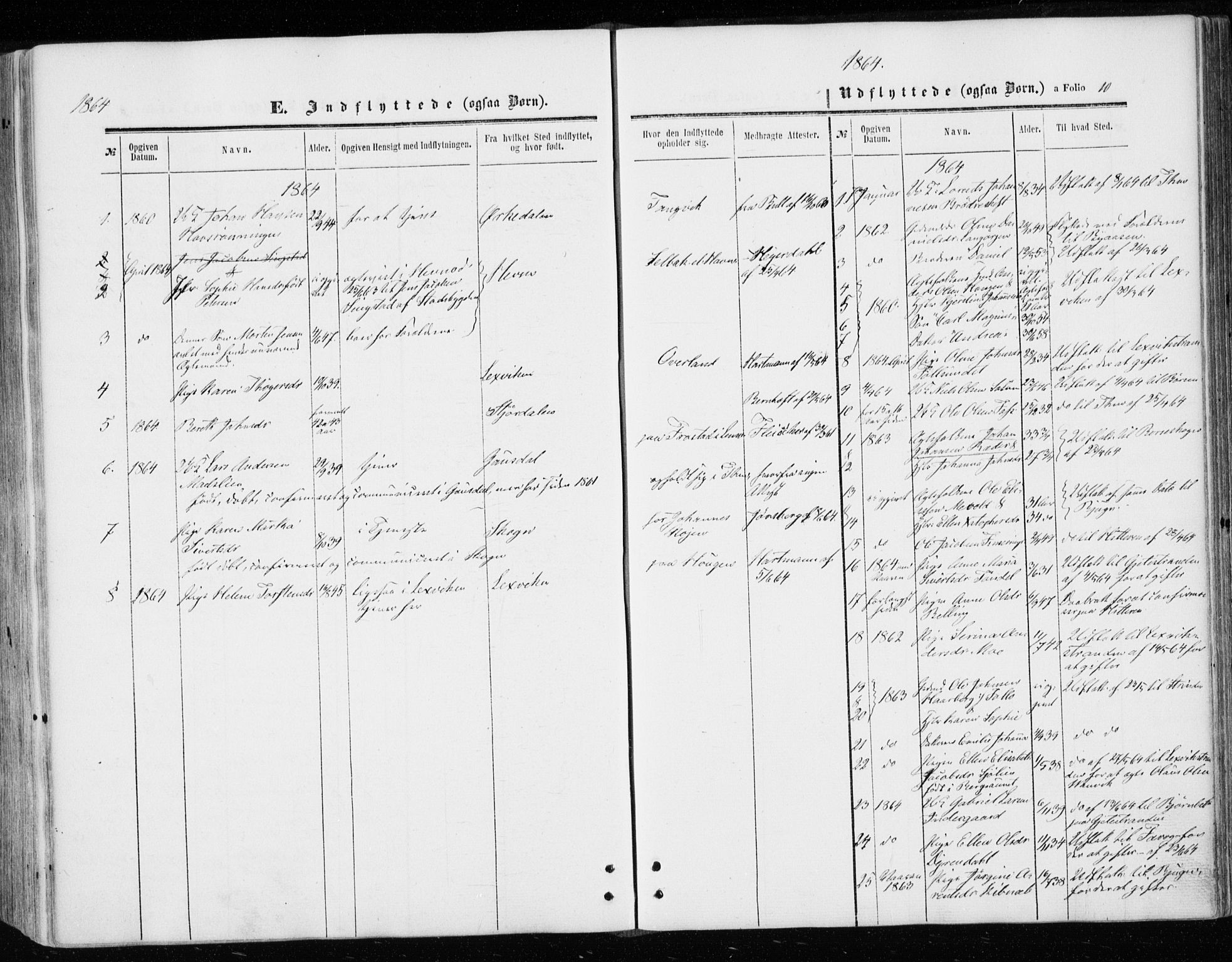Ministerialprotokoller, klokkerbøker og fødselsregistre - Sør-Trøndelag, SAT/A-1456/646/L0612: Parish register (official) no. 646A10, 1858-1869, p. 10