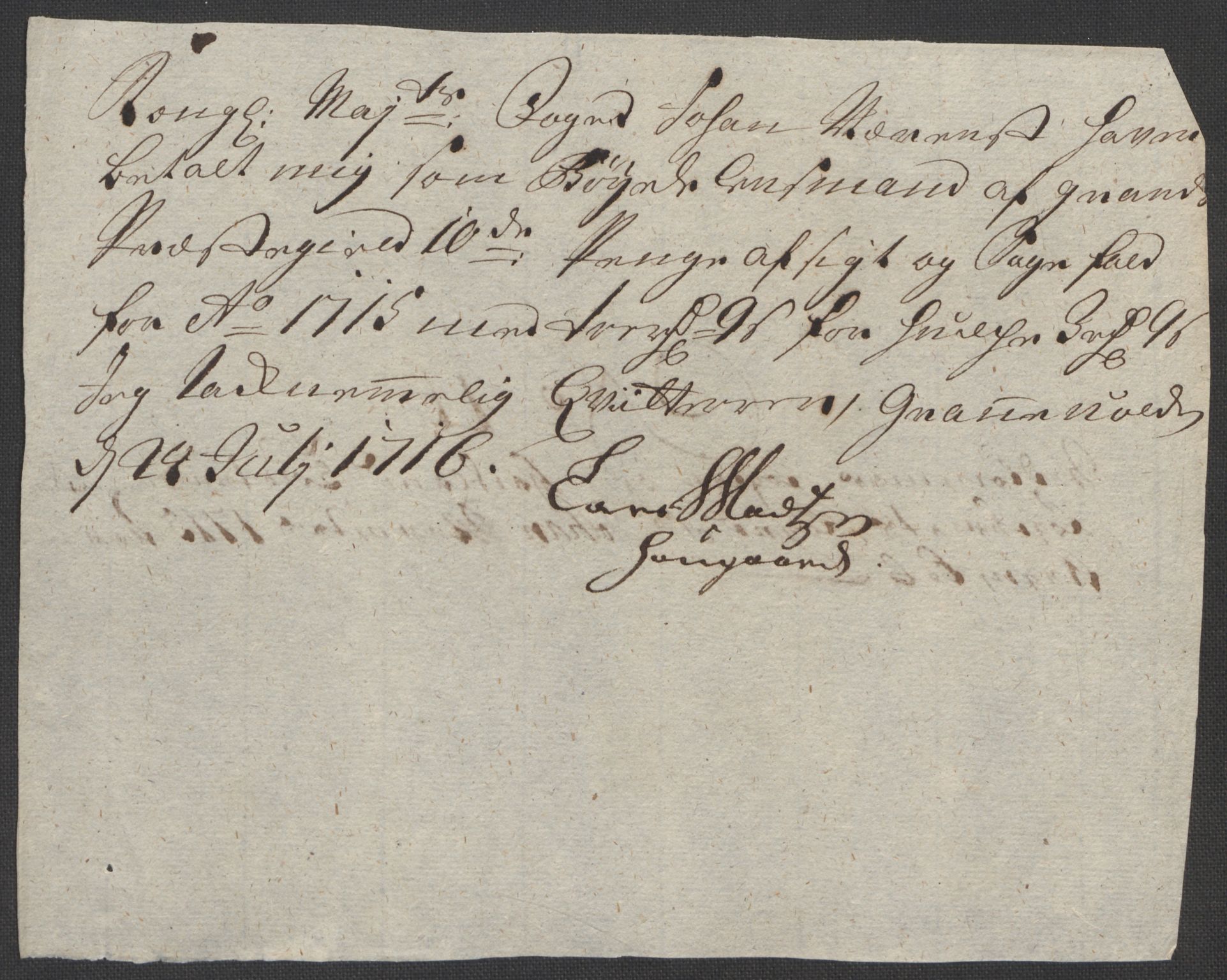 Rentekammeret inntil 1814, Reviderte regnskaper, Fogderegnskap, AV/RA-EA-4092/R18/L1314: Fogderegnskap Hadeland, Toten og Valdres, 1715, p. 379