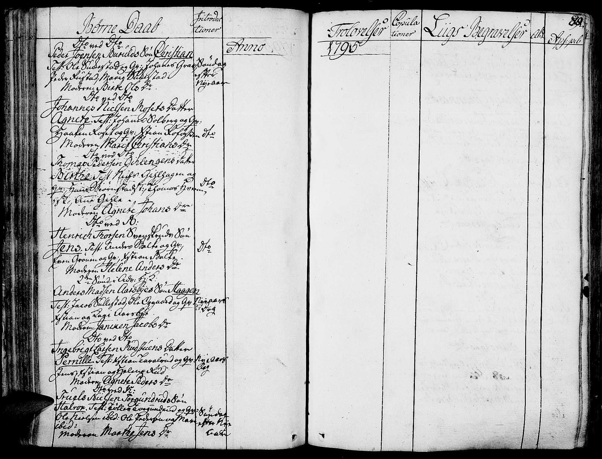 Toten prestekontor, SAH/PREST-102/H/Ha/Haa/L0007: Parish register (official) no. 7, 1794-1809, p. 80
