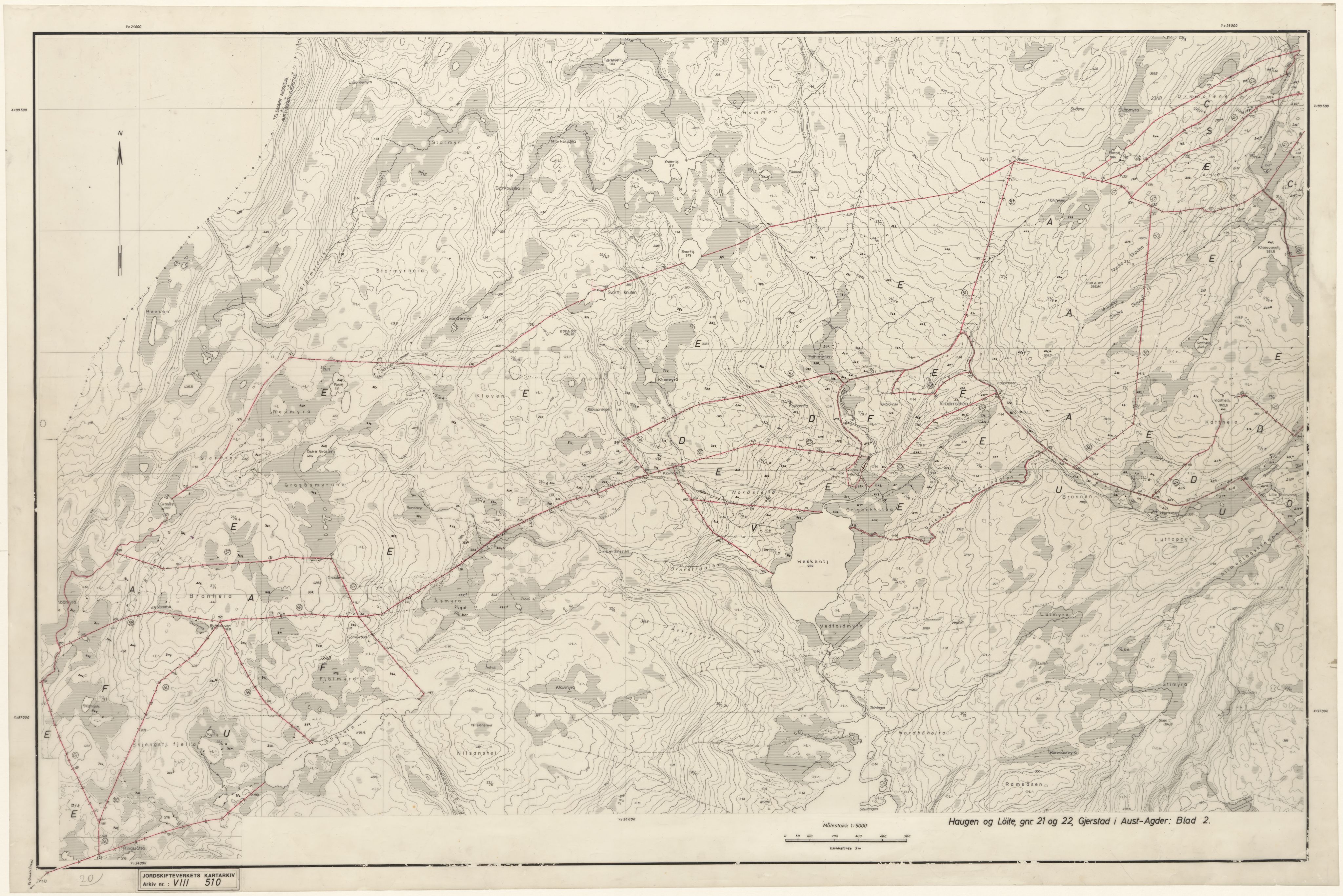 Jordskifteverkets kartarkiv, RA/S-3929/T, 1859-1988, p. 818