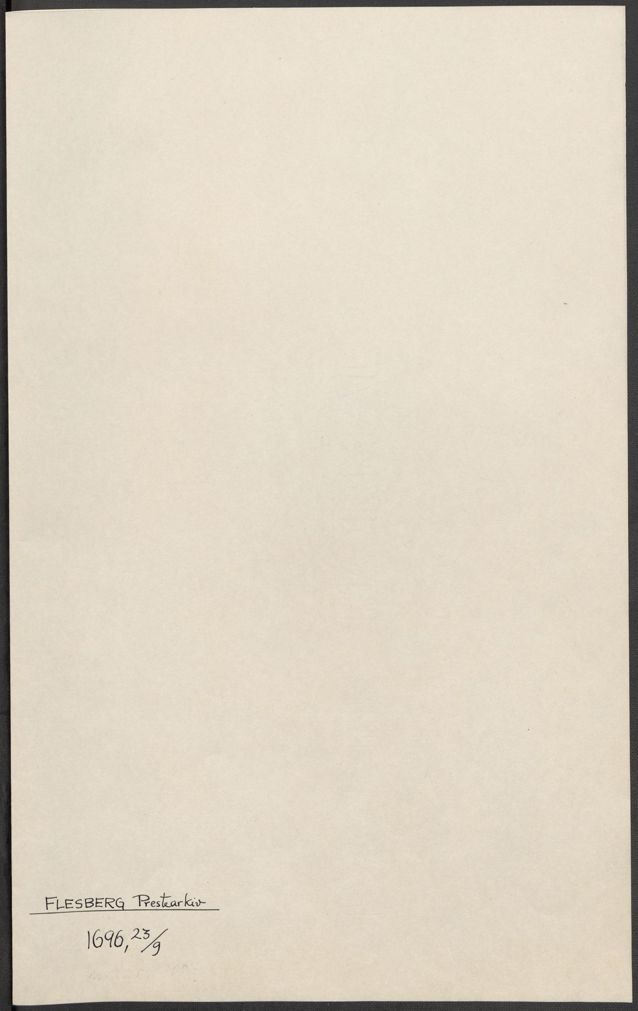 Riksarkivets diplomsamling, AV/RA-EA-5965/F15/L0020: Prestearkiv - Buskerud, 1584-1727, p. 105