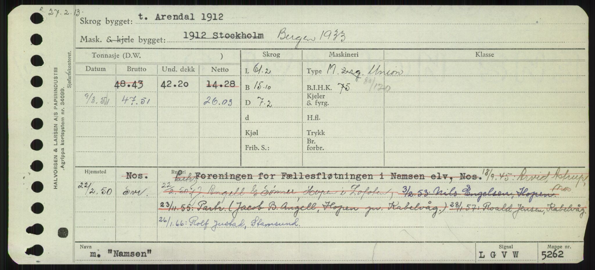 Sjøfartsdirektoratet med forløpere, Skipsmålingen, RA/S-1627/H/Ha/L0004/0001: Fartøy, Mas-R / Fartøy, Mas-Odd, p. 395