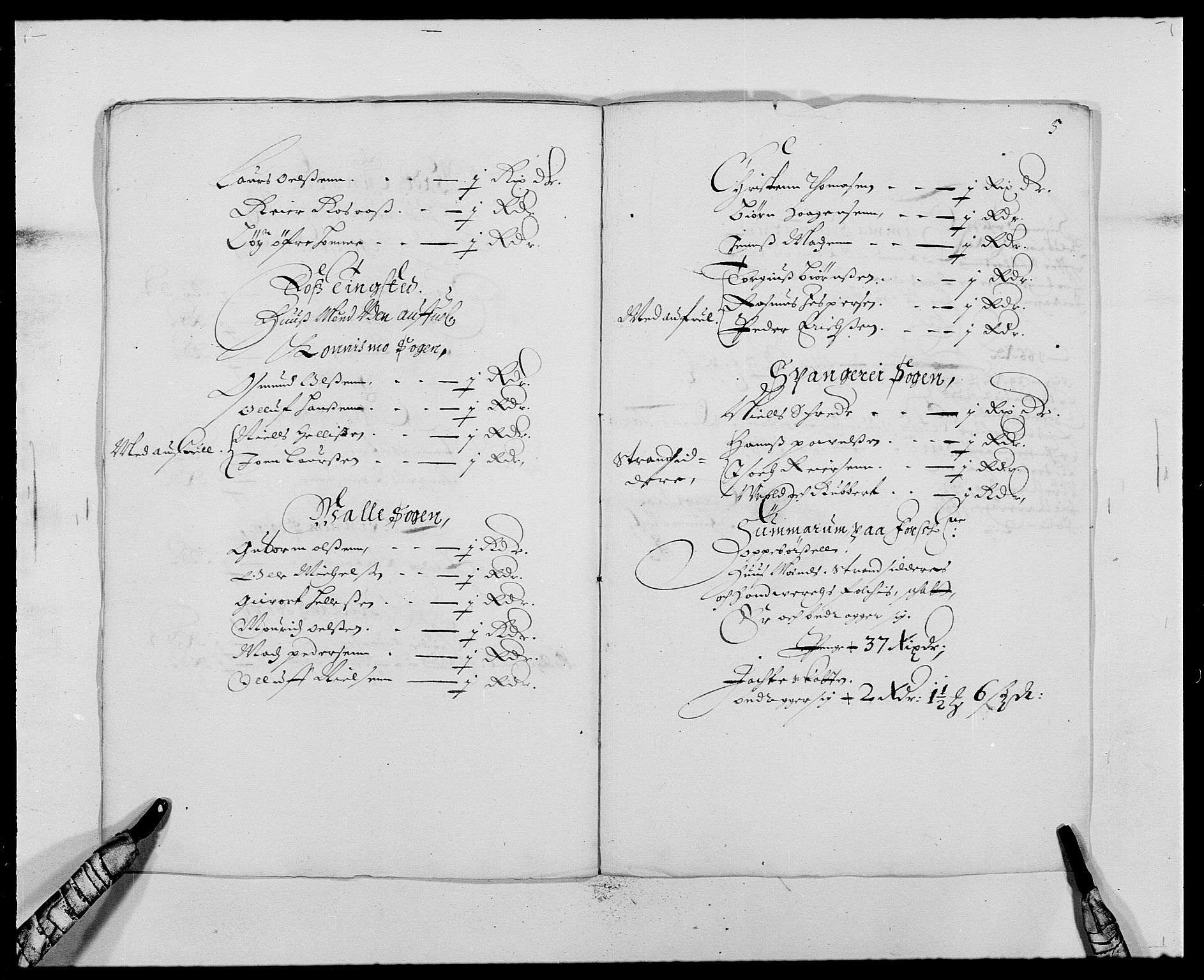 Rentekammeret inntil 1814, Reviderte regnskaper, Fogderegnskap, AV/RA-EA-4092/R41/L2522: Fogderegnskap Lista, 1662, p. 329