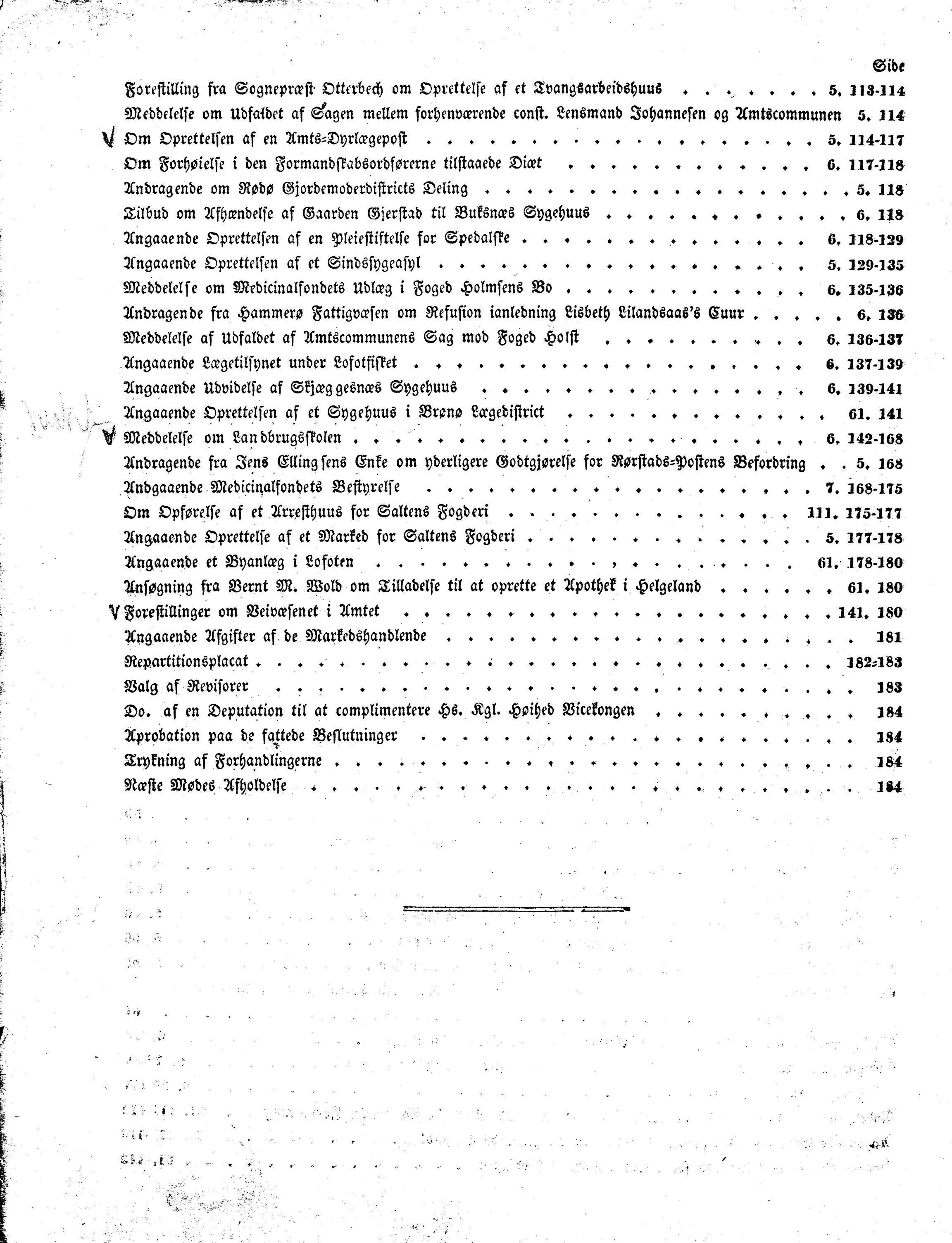 Nordland Fylkeskommune. Fylkestinget, AIN/NFK-17/176/A/Ac/L0003: Fylkestingsforhandlinger 1850-1860, 1850-1860