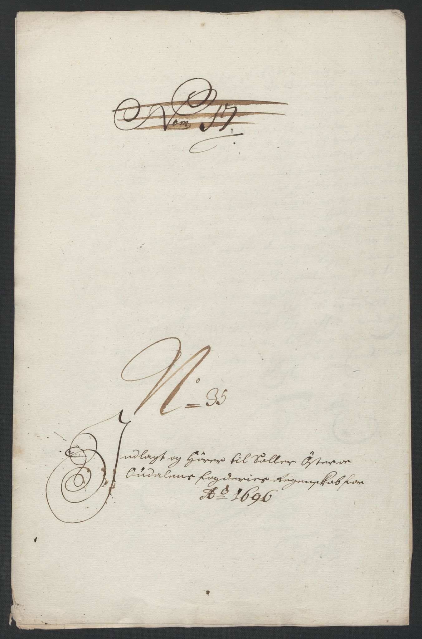 Rentekammeret inntil 1814, Reviderte regnskaper, Fogderegnskap, AV/RA-EA-4092/R13/L0834: Fogderegnskap Solør, Odal og Østerdal, 1696, p. 358