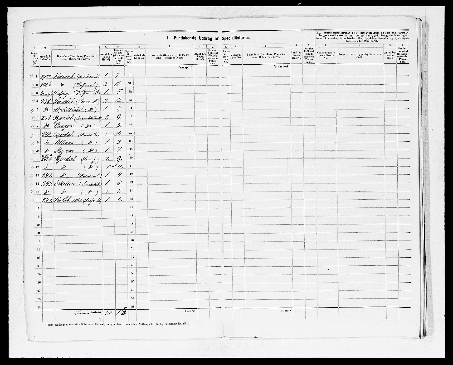 SAB, 1875 census for 1429P Ytre Holmedal, 1875, p. 39