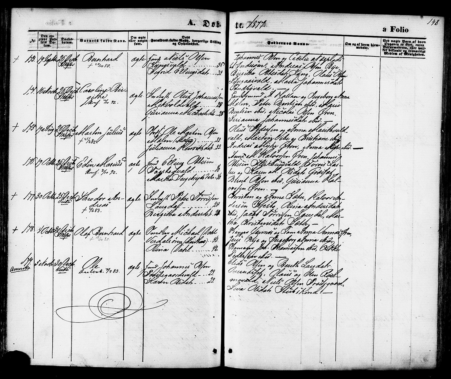 Ministerialprotokoller, klokkerbøker og fødselsregistre - Nord-Trøndelag, SAT/A-1458/723/L0242: Parish register (official) no. 723A11, 1870-1880, p. 148