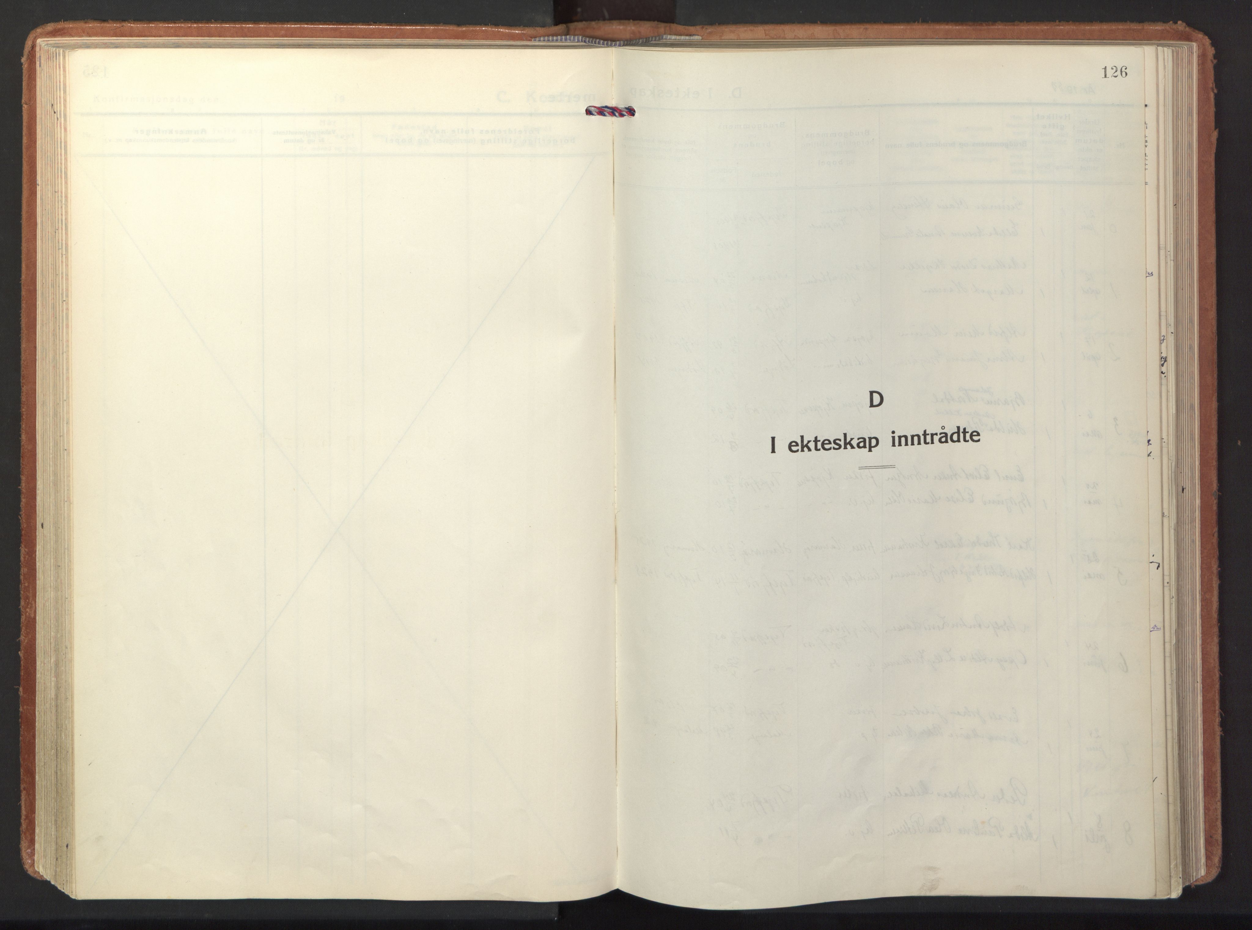 Ministerialprotokoller, klokkerbøker og fødselsregistre - Nordland, SAT/A-1459/861/L0874: Parish register (official) no. 861A09, 1932-1939, p. 126