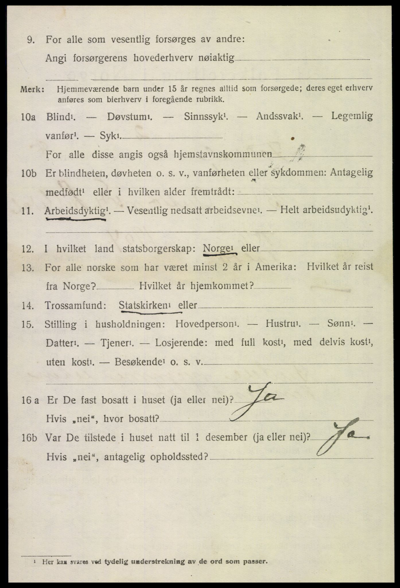 SAH, 1920 census for Folldal, 1920, p. 4348