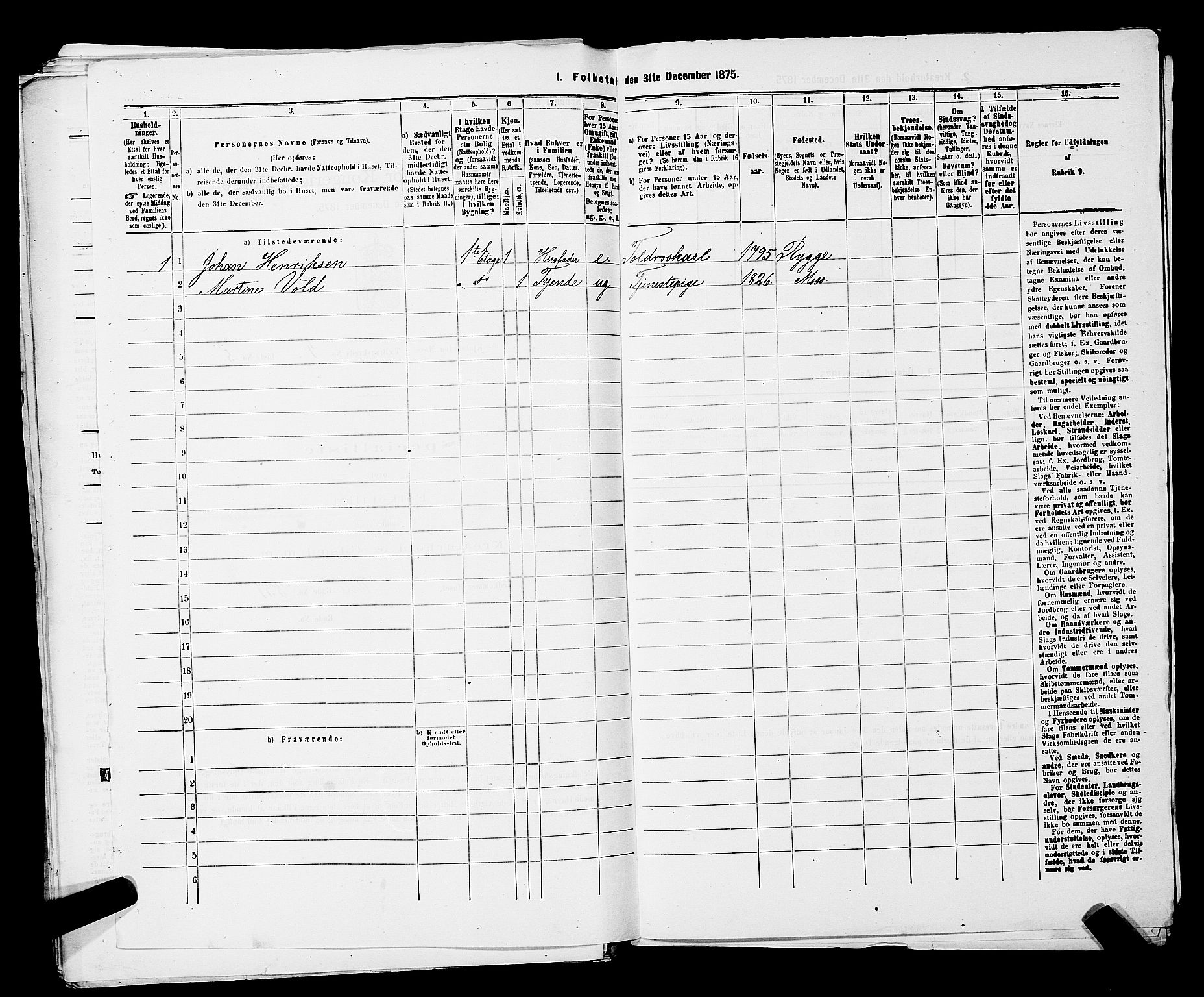 RA, 1875 census for 0104B Moss/Moss, 1875, p. 801