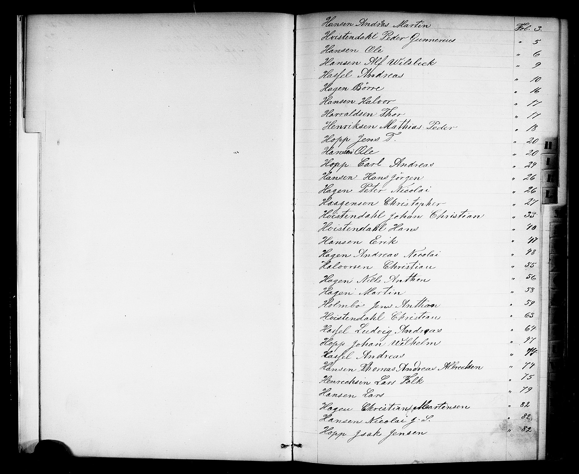 Kragerø innrulleringskontor, SAKO/A-830/F/Fd/L0001: Skipper- og styrmannsrulle, 1860-1868, p. 11