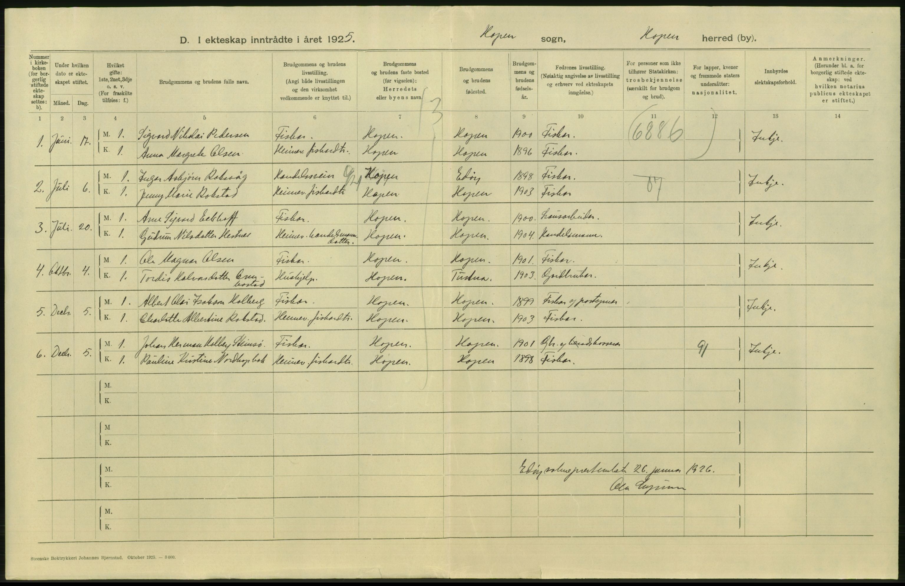 Statistisk sentralbyrå, Sosiodemografiske emner, Befolkning, AV/RA-S-2228/D/Df/Dfc/Dfce/L0035: Møre fylke: Gifte, døde. Bygder og byer., 1925, p. 210