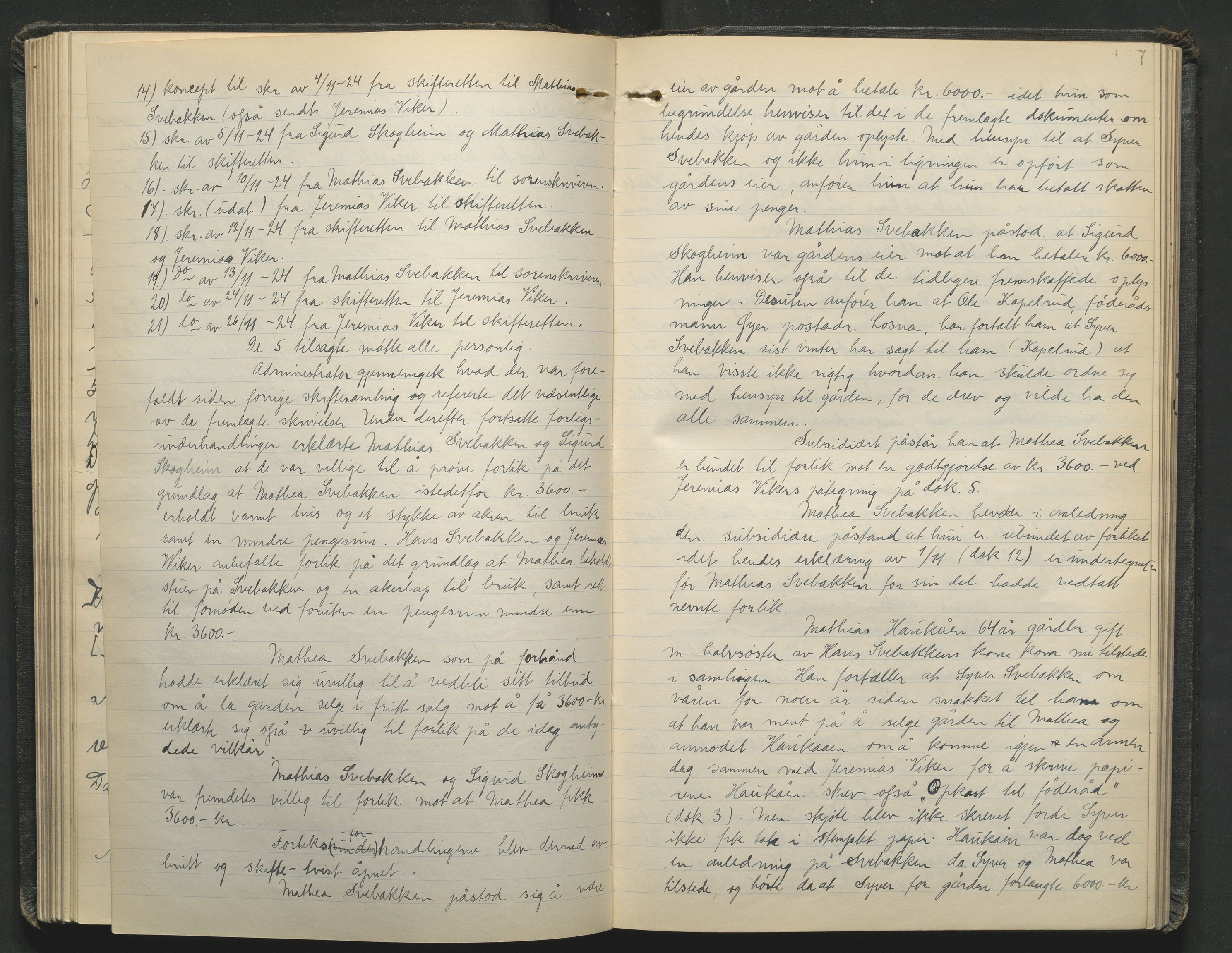 Sør-Gudbrandsdal tingrett, AV/SAH-TING-004/J/Ja/Jad/L0004: Skifteforhandlingsprotokoll - landet, 1922-1927, p. 127