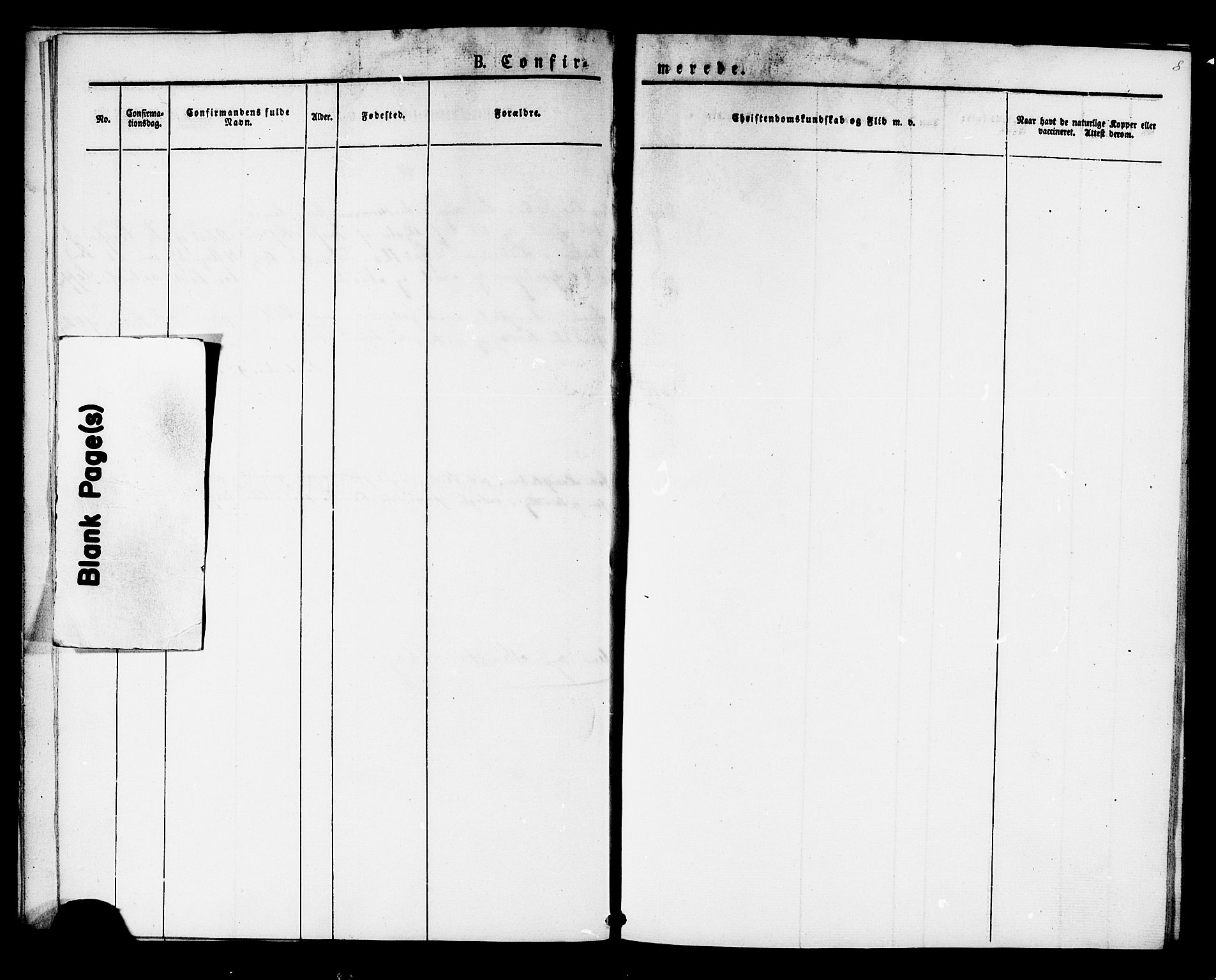 Ministerialprotokoller, klokkerbøker og fødselsregistre - Sør-Trøndelag, SAT/A-1456/624/L0481: Parish register (official) no. 624A02, 1841-1869, p. 8
