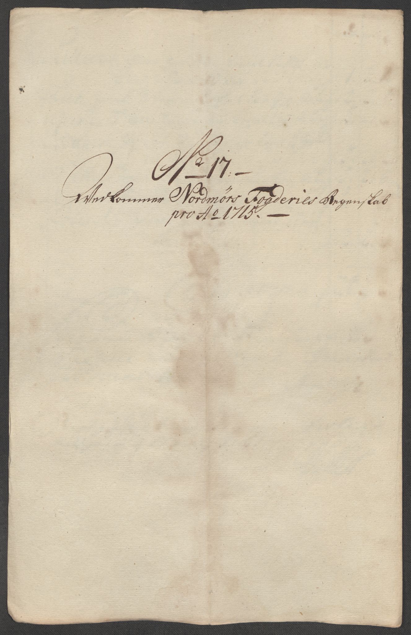 Rentekammeret inntil 1814, Reviderte regnskaper, Fogderegnskap, RA/EA-4092/R56/L3748: Fogderegnskap Nordmøre, 1714-1715, p. 472