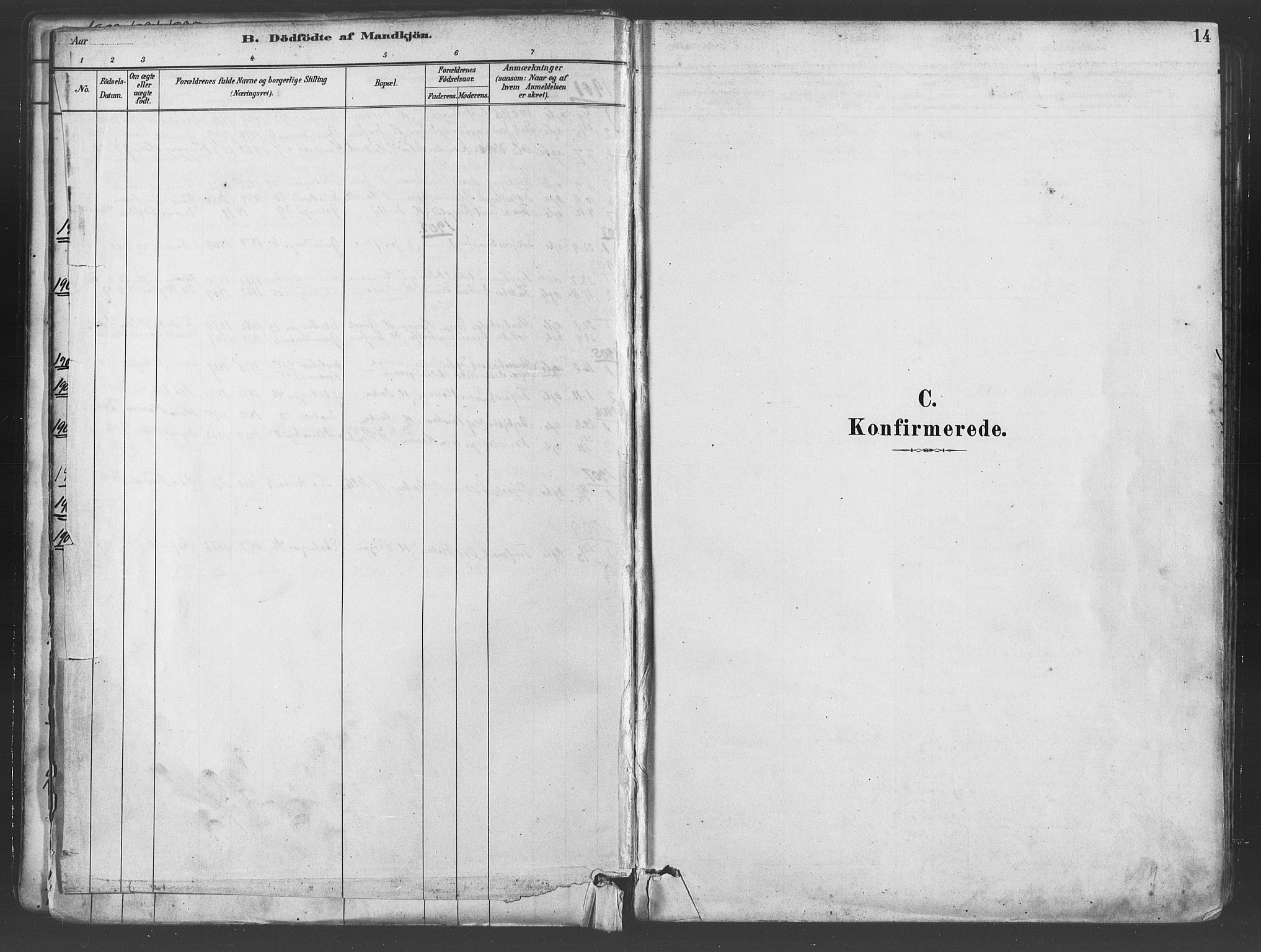 Gamlebyen prestekontor Kirkebøker, AV/SAO-A-10884/F/Fa/L0006: Parish register (official) no. 6, 1881-1890, p. 14