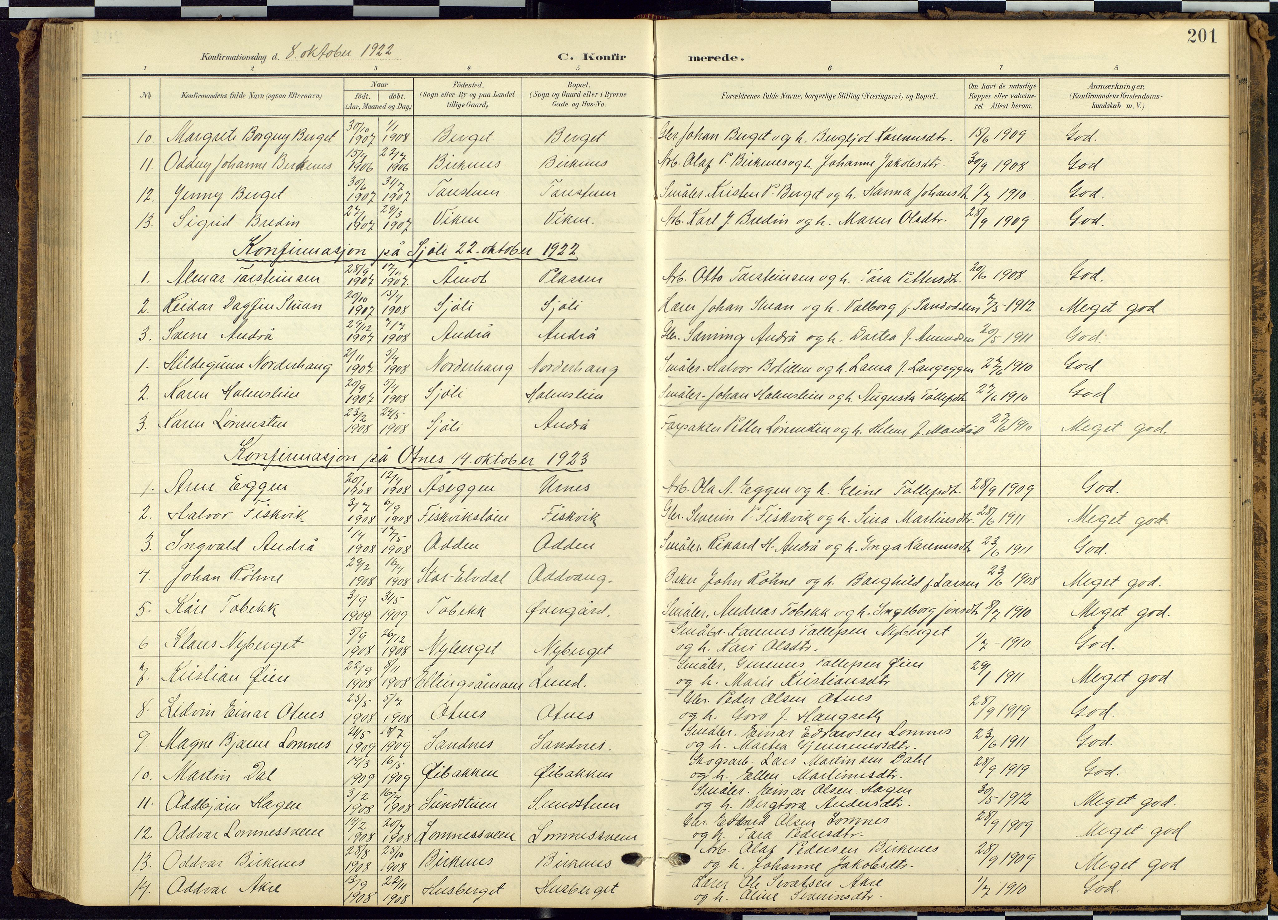 Rendalen prestekontor, SAH/PREST-054/H/Ha/Hab/L0010: Parish register (copy) no. 10, 1903-1940, p. 201