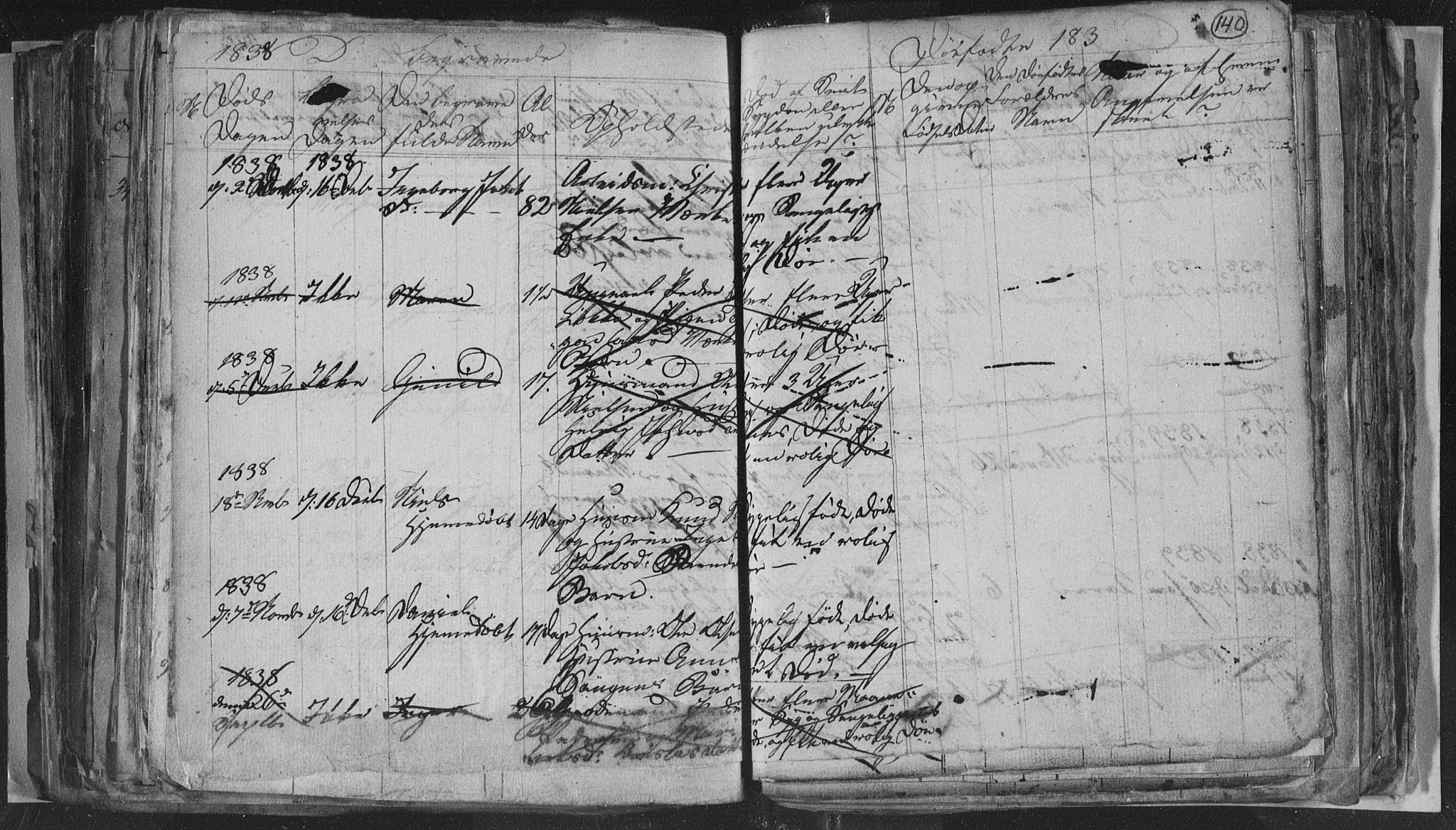 Siljan kirkebøker, SAKO/A-300/G/Ga/L0001: Parish register (copy) no. 1, 1827-1847, p. 140