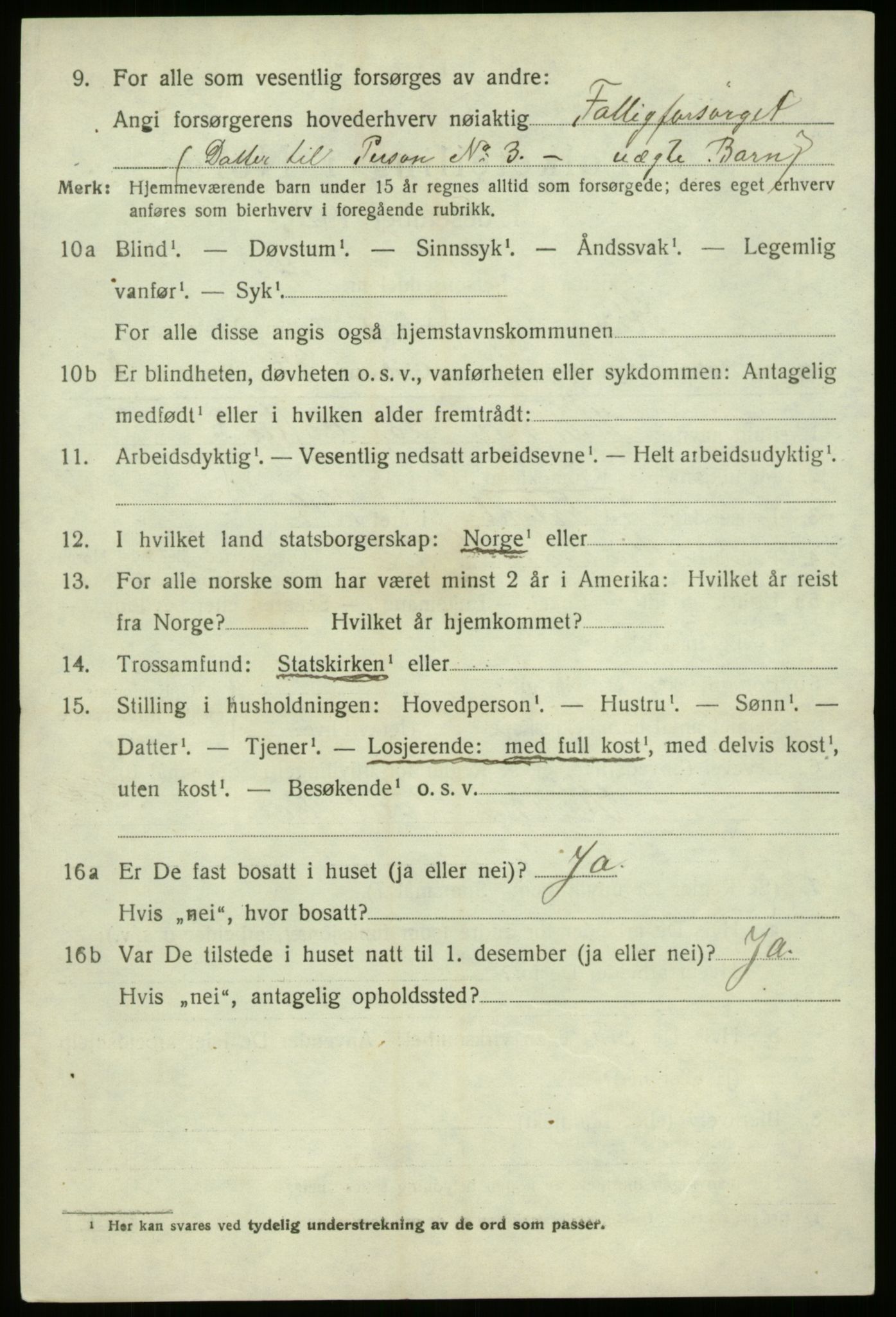 SAB, 1920 census for Kinn, 1920, p. 10892