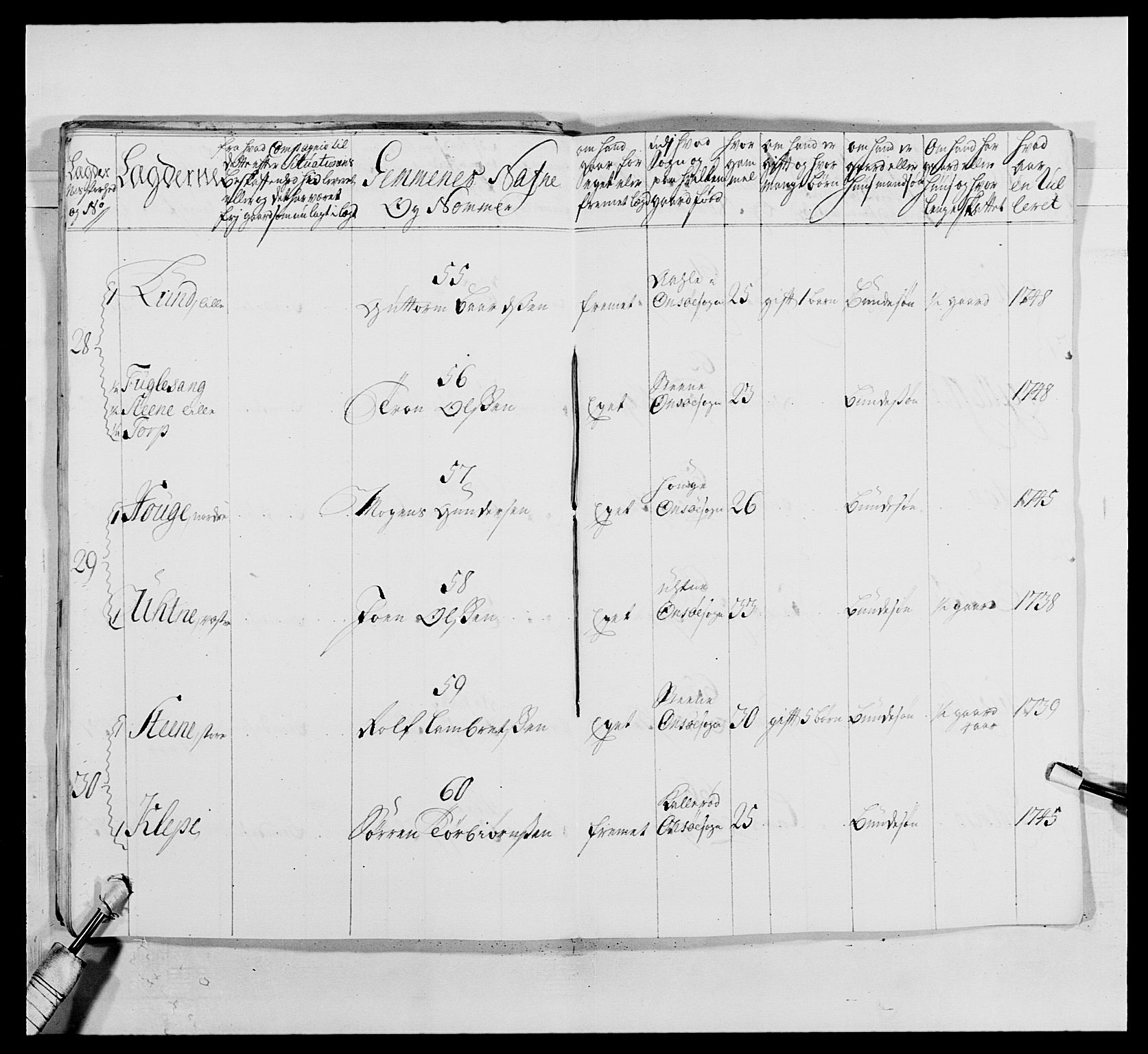 Kommanderende general (KG I) med Det norske krigsdirektorium, AV/RA-EA-5419/E/Ea/L0495: 1. Smålenske regiment, 1732-1763, p. 178