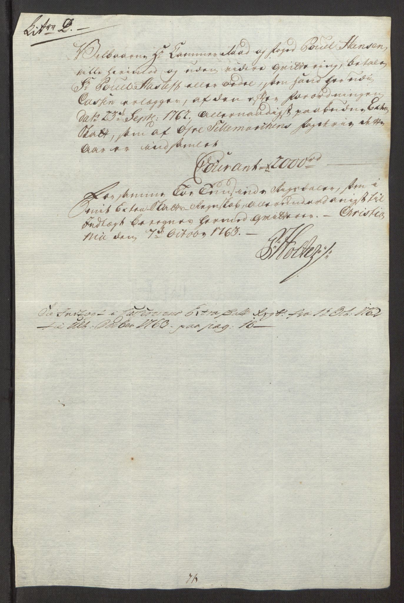 Rentekammeret inntil 1814, Reviderte regnskaper, Fogderegnskap, AV/RA-EA-4092/R38/L2293: Ekstraskatten Øvre Telemark, 1762-1770, p. 26