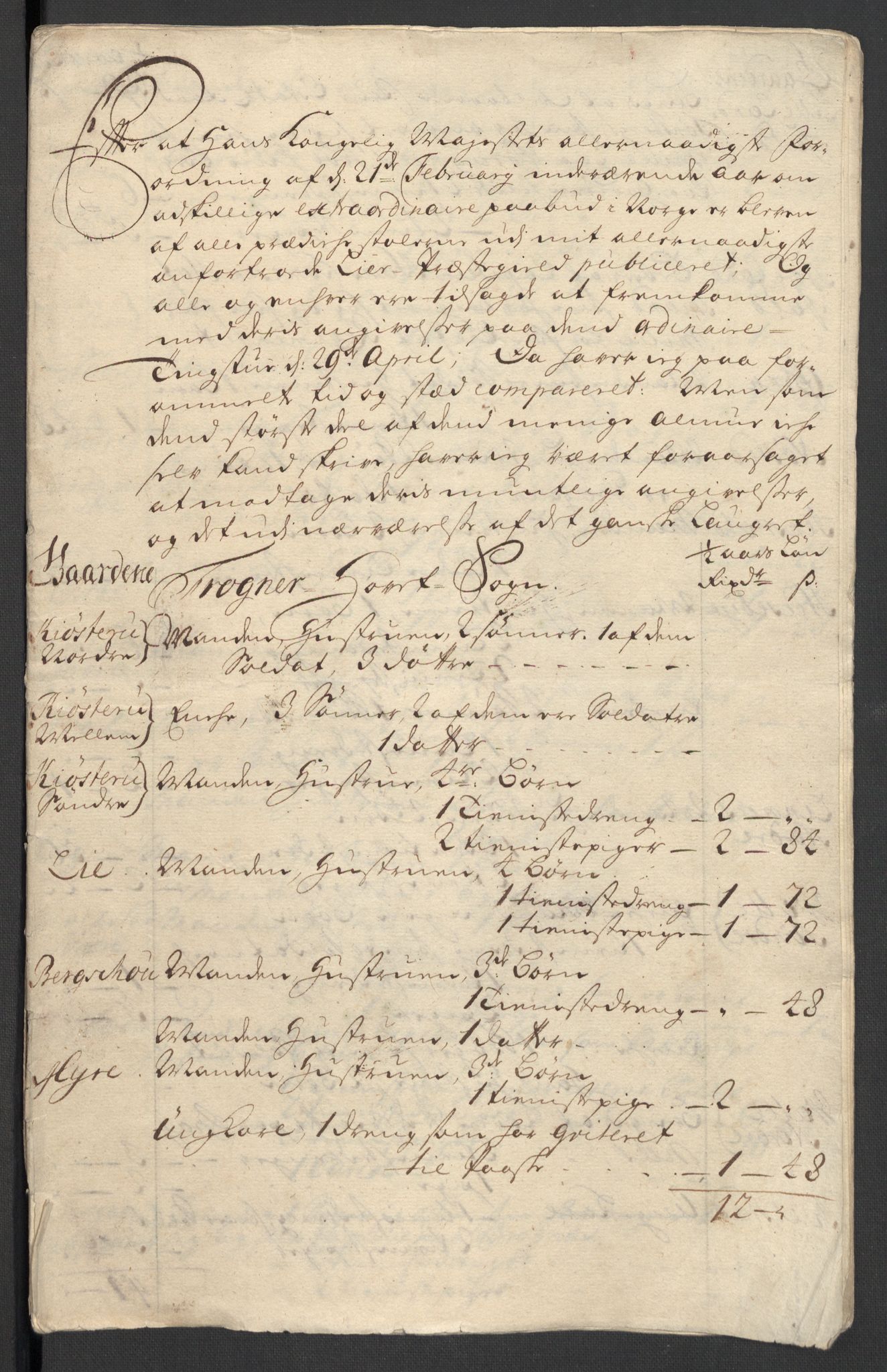 Rentekammeret inntil 1814, Reviderte regnskaper, Fogderegnskap, RA/EA-4092/R31/L1706: Fogderegnskap Hurum, Røyken, Eiker, Lier og Buskerud, 1711, p. 137